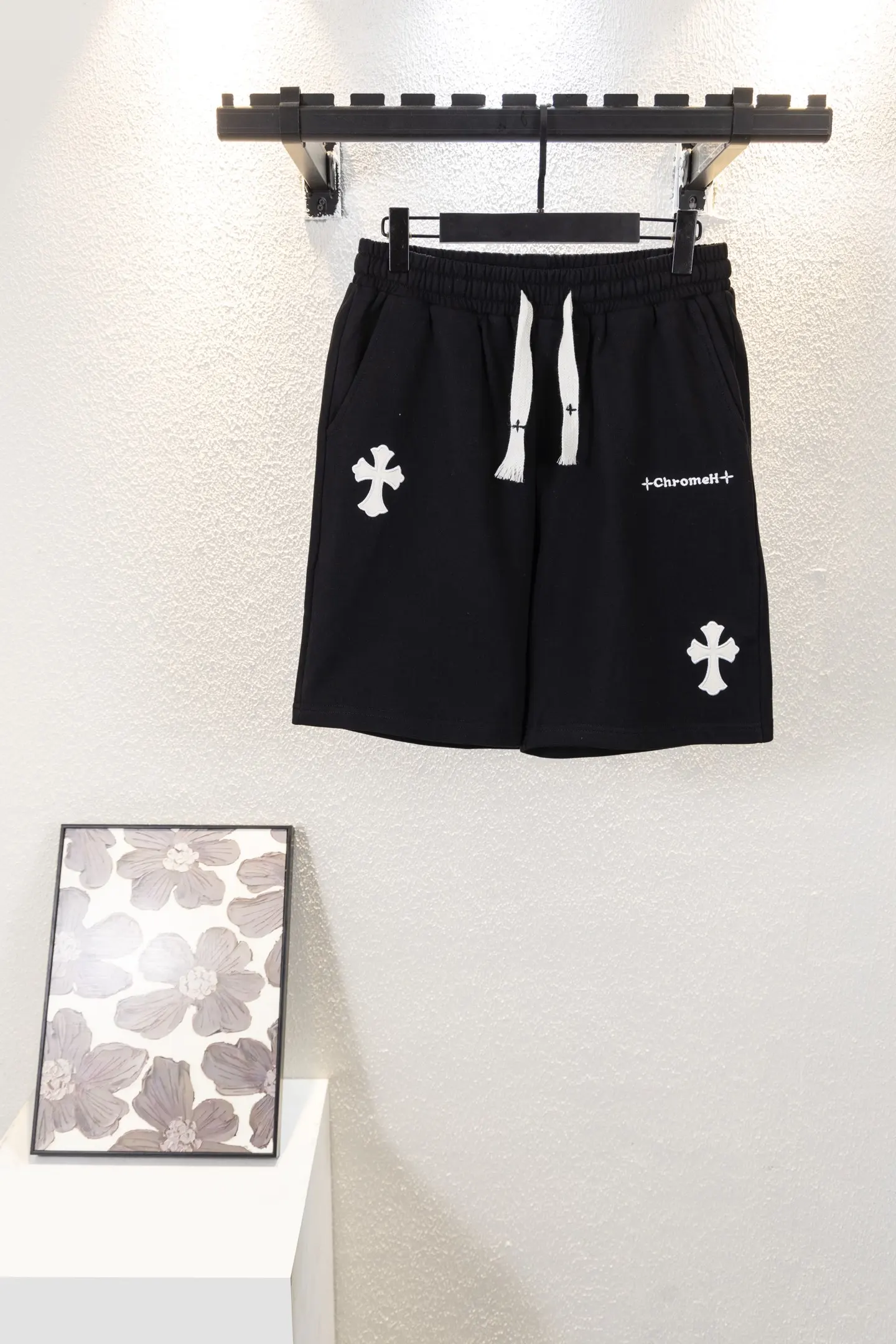 Logo-Appliqué Cotton Jersey Shorts D13012207