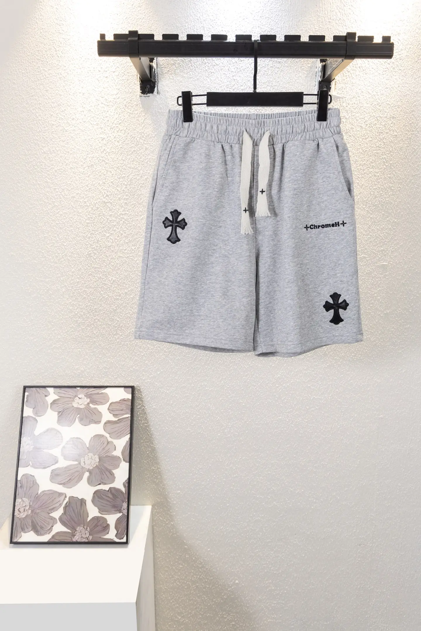 Logo-Appliqué Cotton-Jersey Shorts D13012208