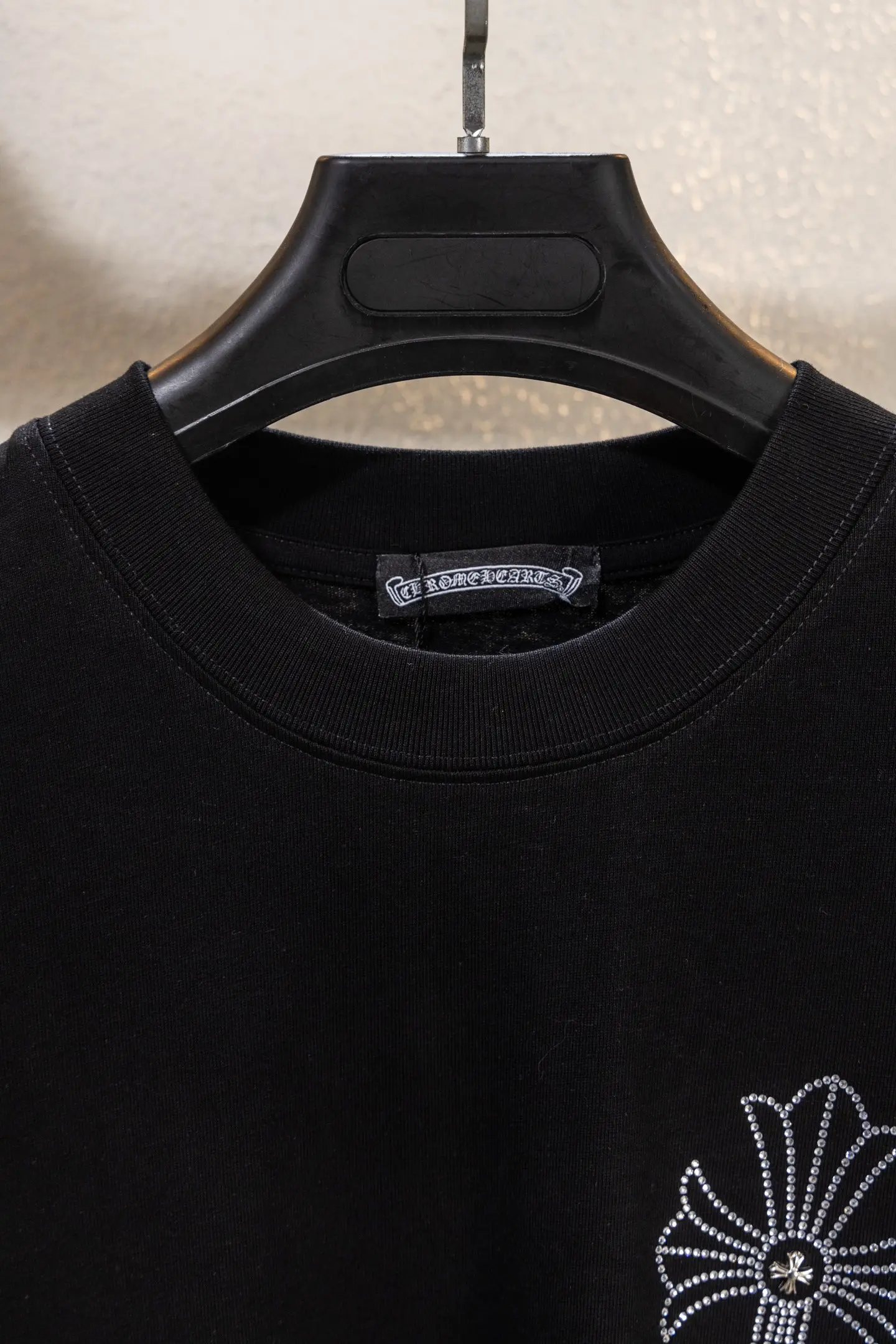 Embellished Cross Logo Cotton T-Shirt D13012227 — view 3