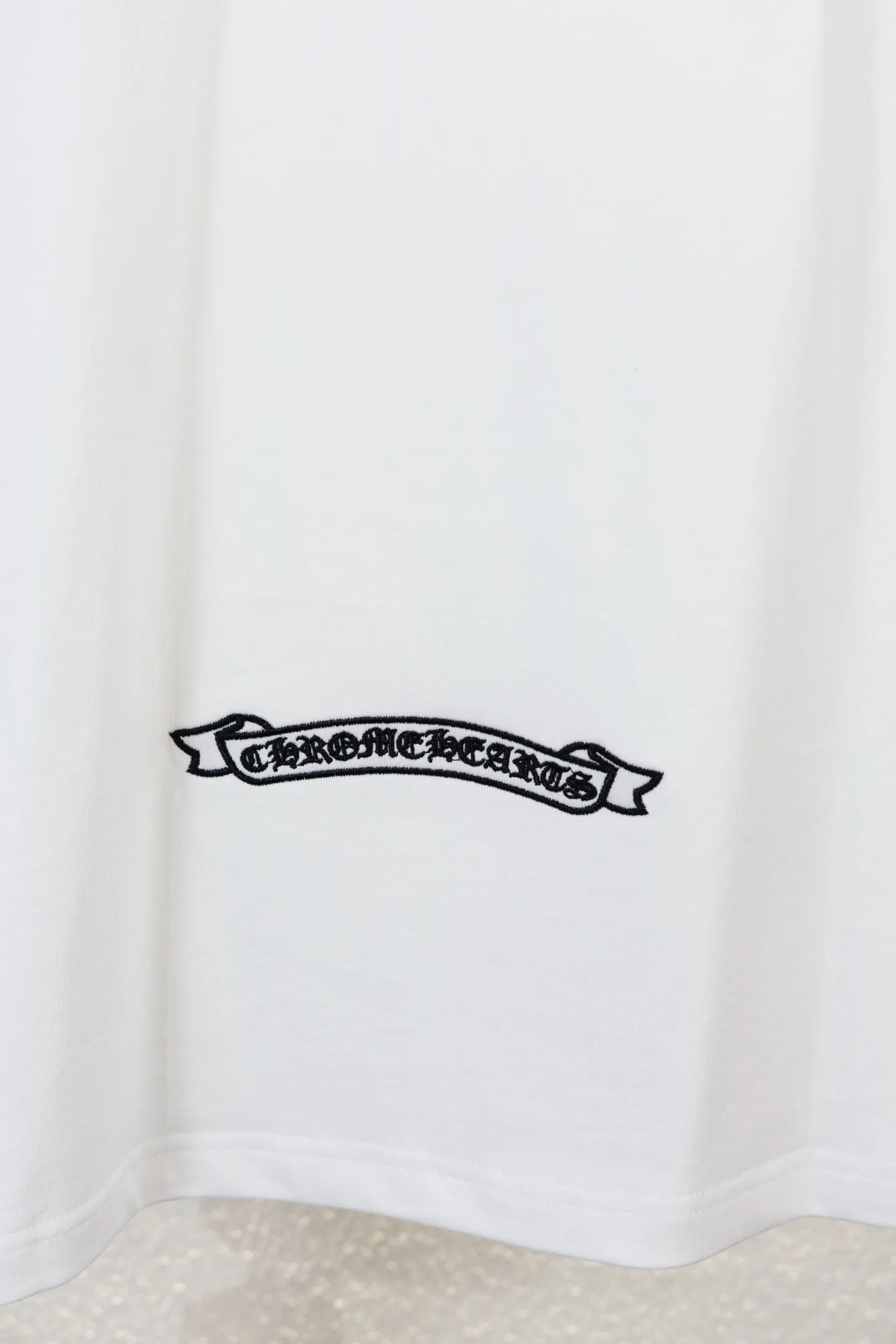 Embroidered Mosaic Logo Cotton T-Shirt D13312195 — view 6