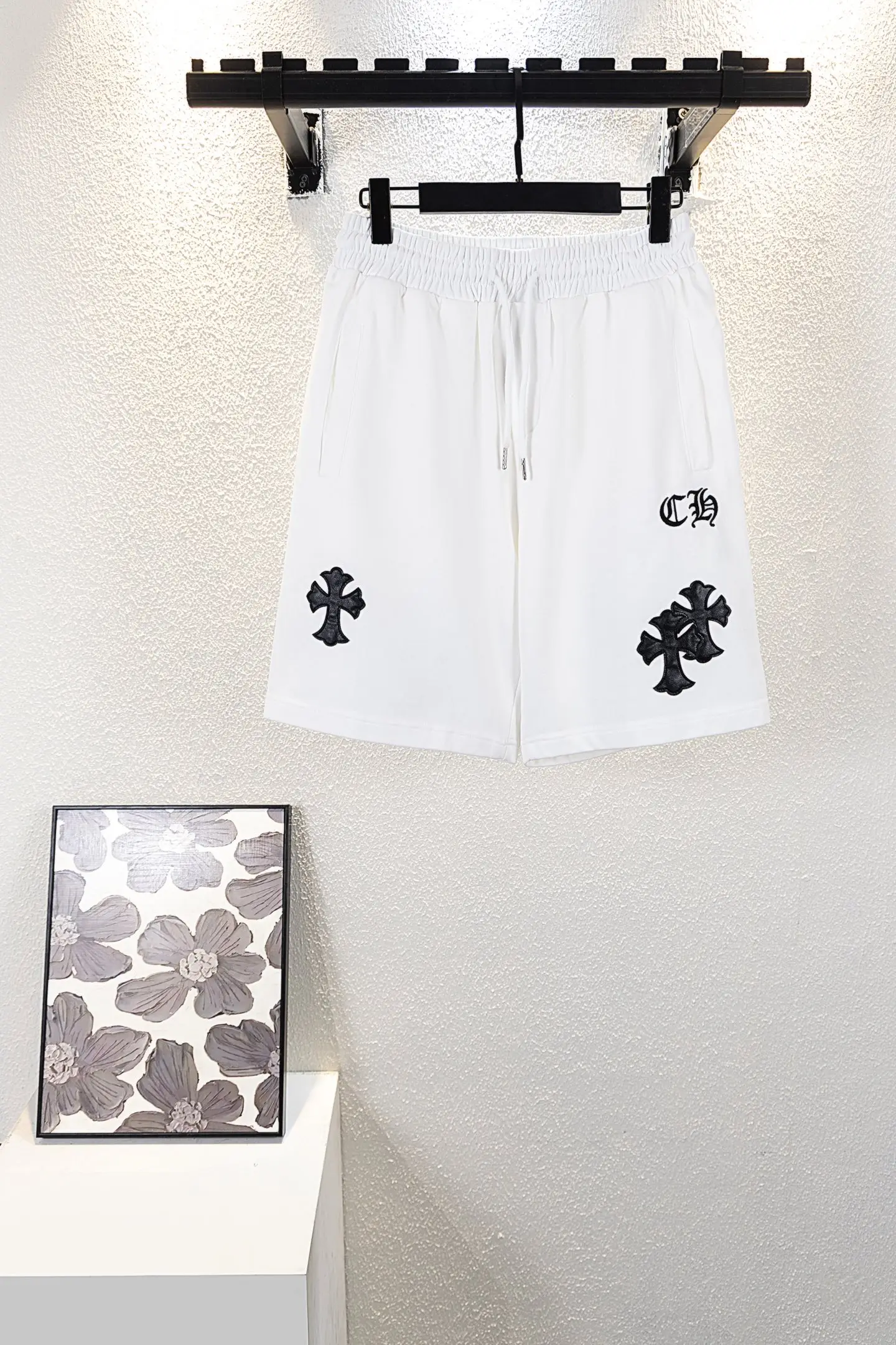 Logo-Embroidered Cotton-Jersey Shorts D13312202