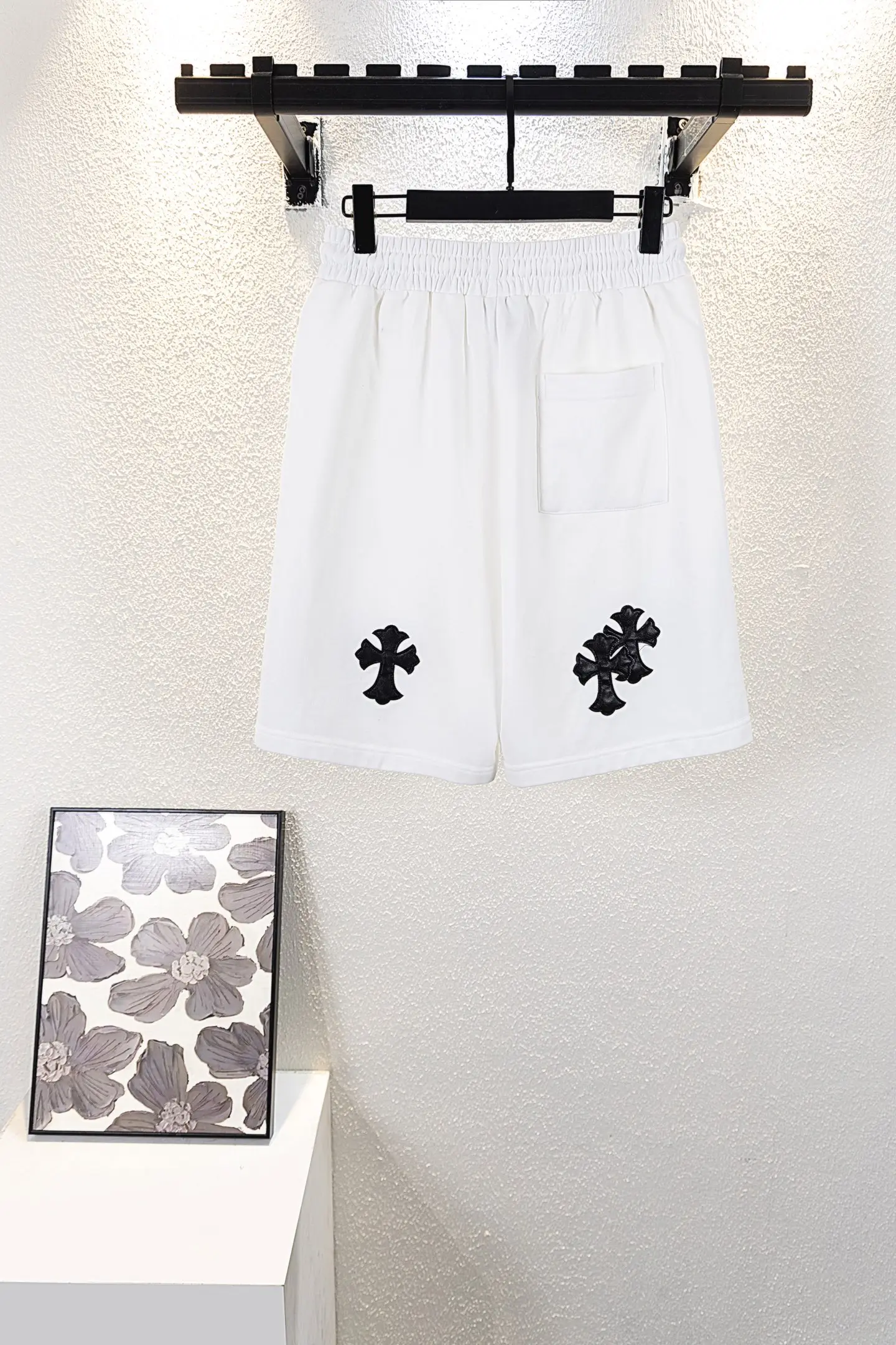 Logo-Embroidered Cotton-Jersey Shorts D13312202 — view 2