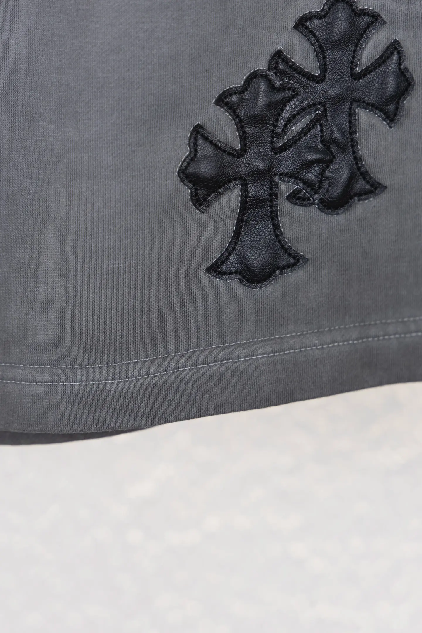 Embroidered Logo Cotton-Jersey Shorts D13312201 — view 6
