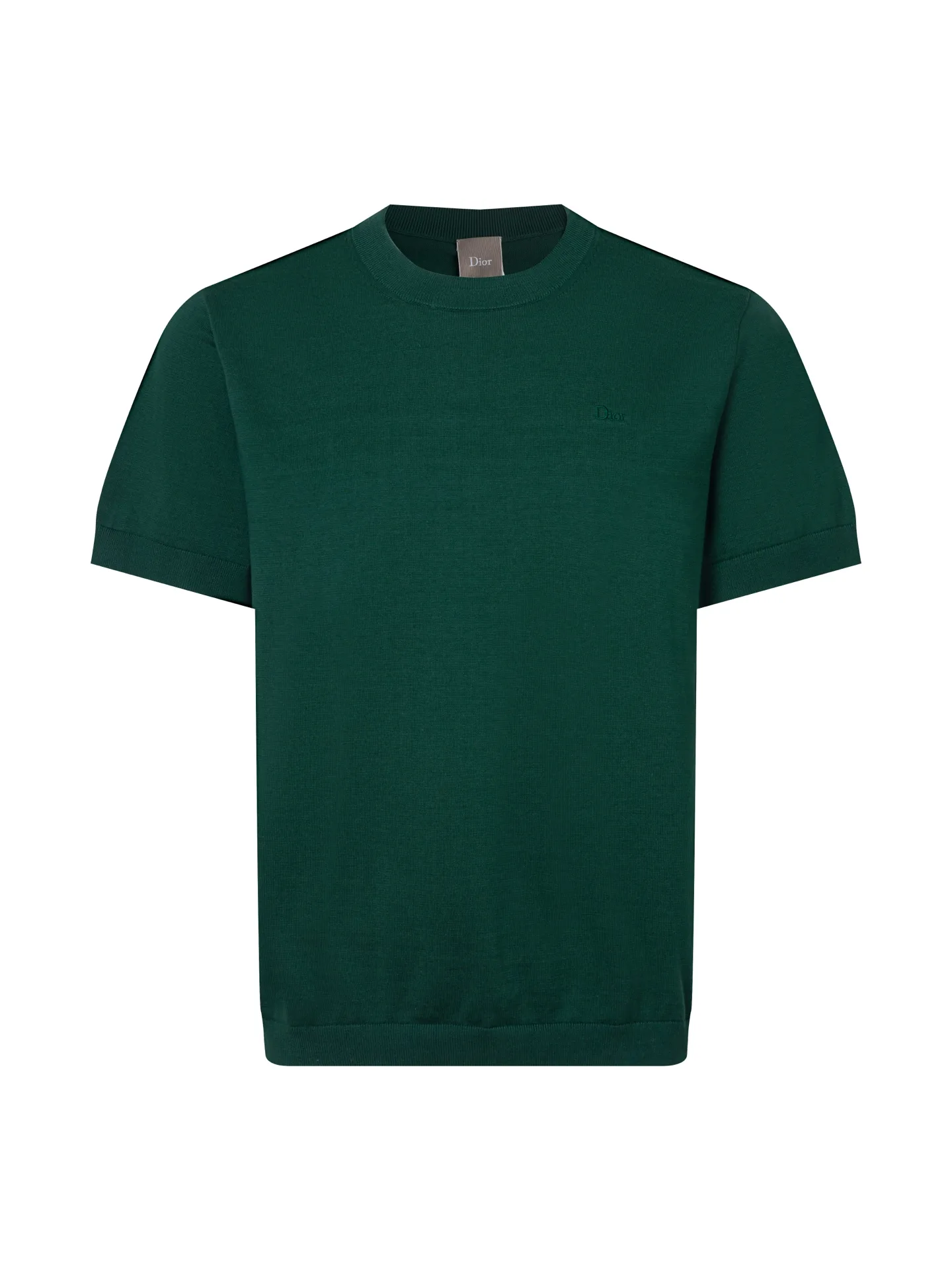 Embroidered Wool-Blend Knit T-Shirt D13515853