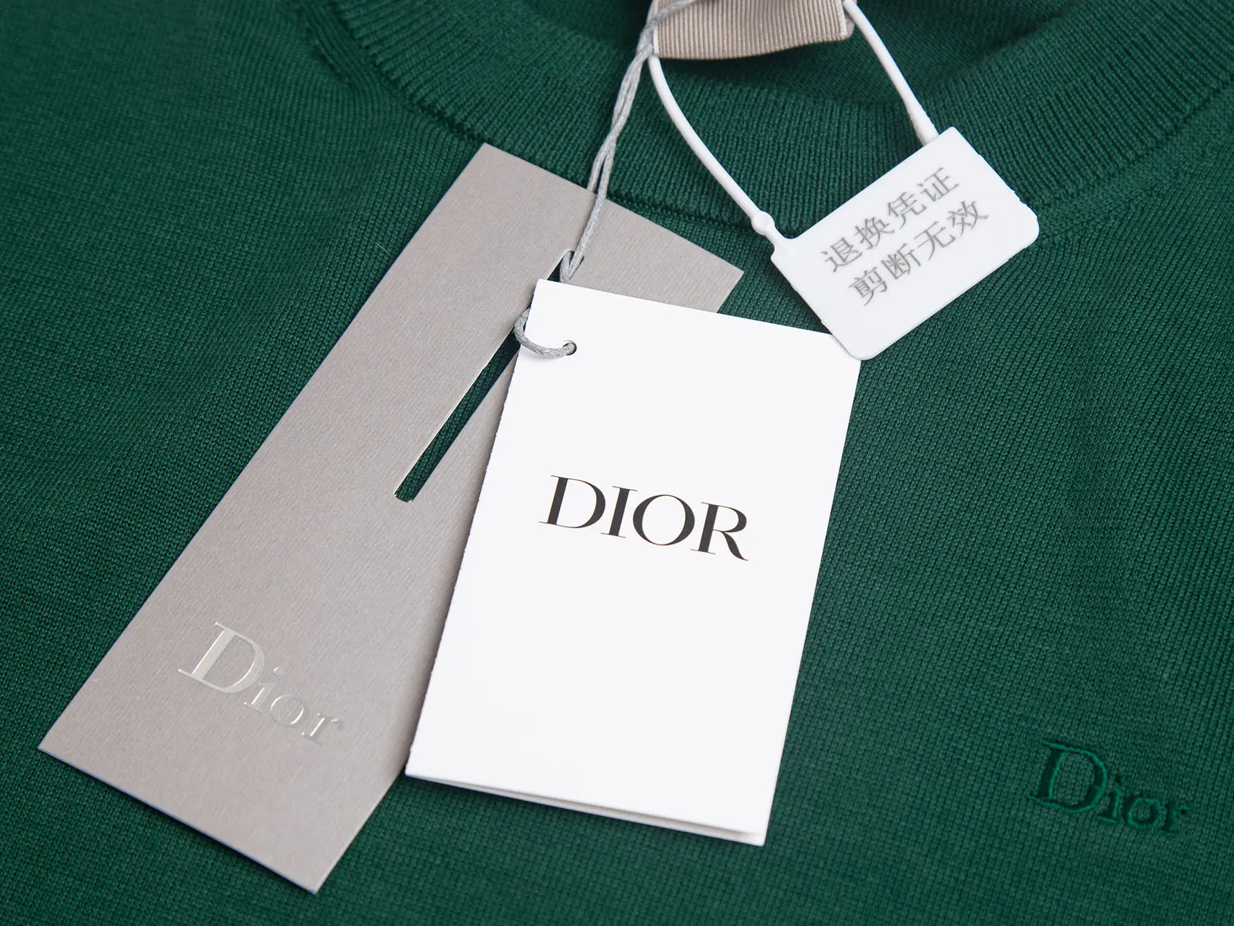 Embroidered Wool-Blend Knit T-Shirt D13515853 — view 5