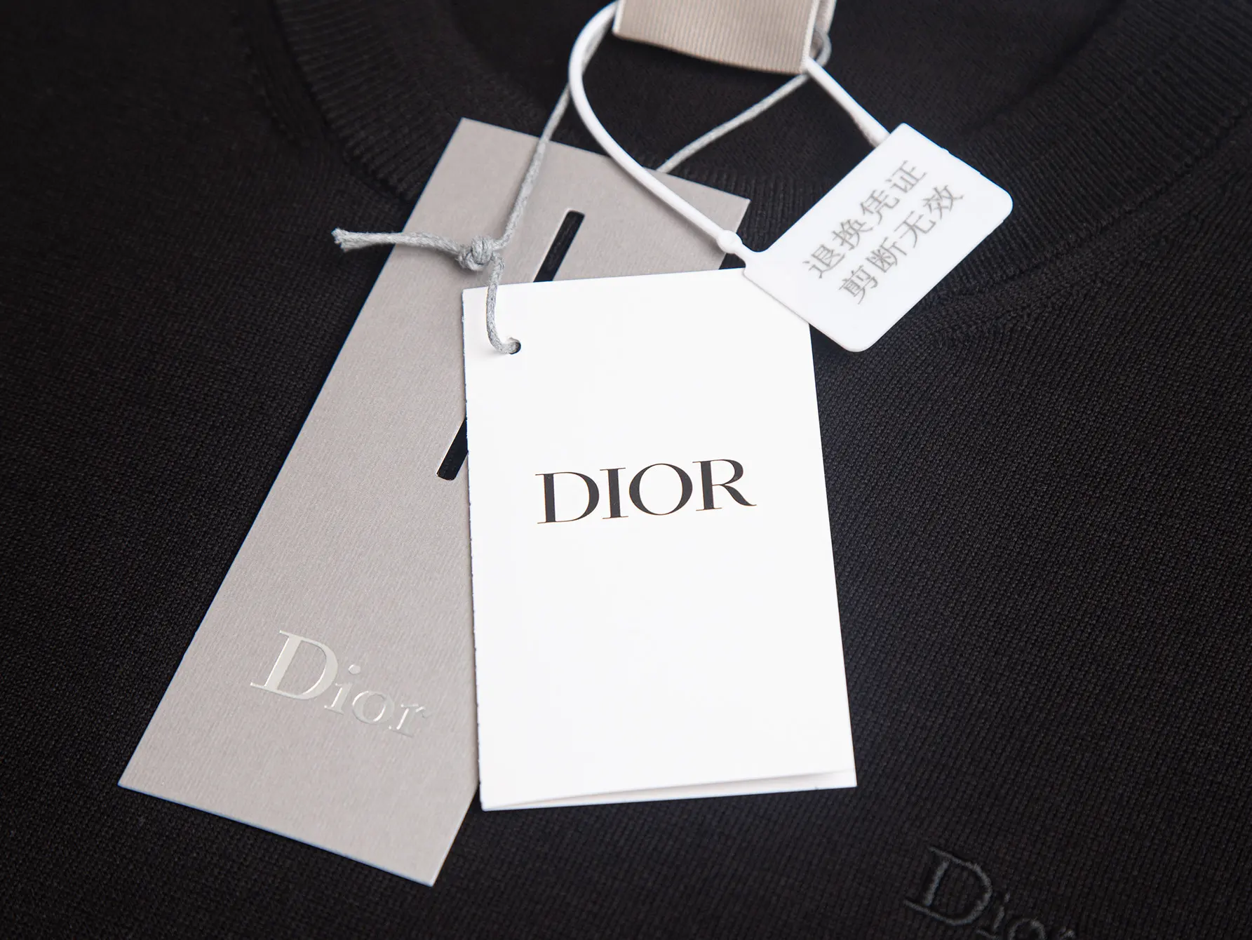 Embroidered Wool-Blend Knit T-Shirt D13515852 — view 4