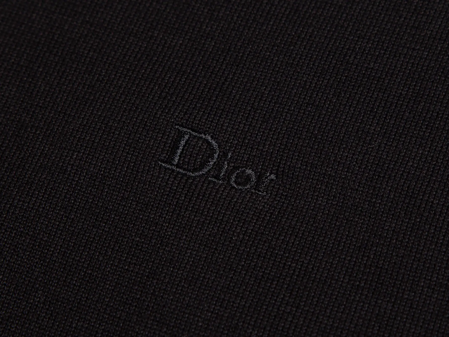 Embroidered Wool-Blend Knit T-Shirt D13515852 — view 5