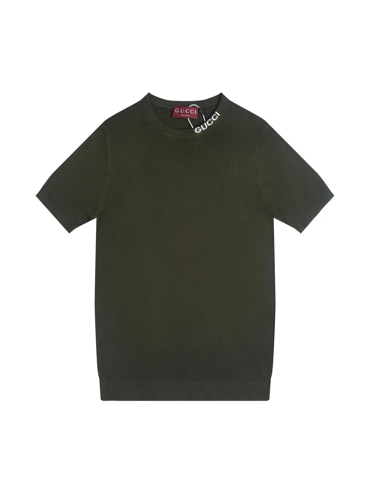 Logo-Embroidered Wool-Blend Knit T-Shirt D13515834
