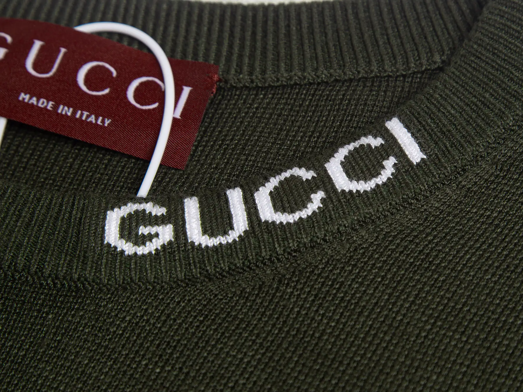 Logo-Embroidered Wool-Blend Knit T-Shirt D13515834 — view 3