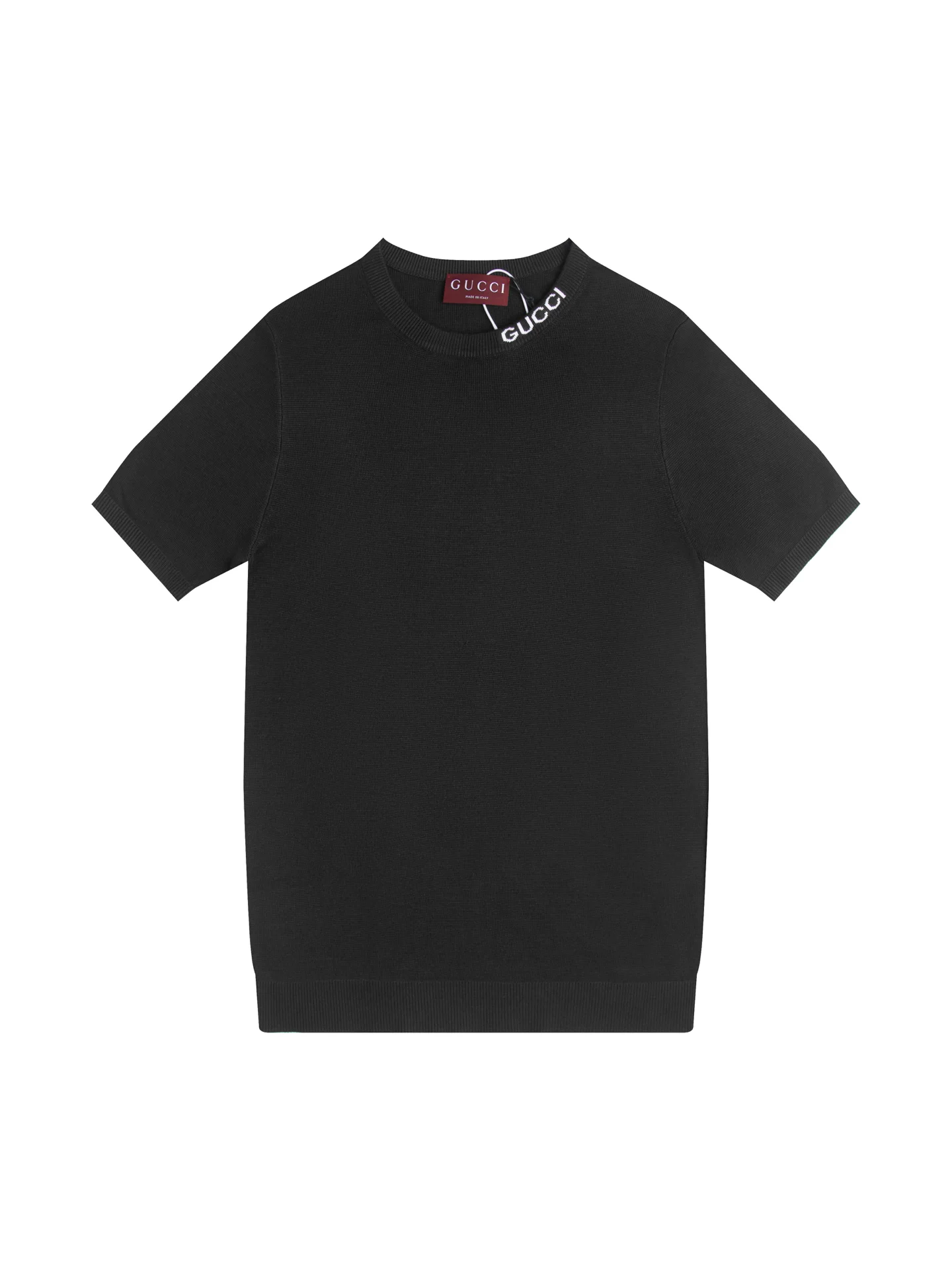 Logo-Embroidered Wool-Blend Knit T-Shirt D13515833