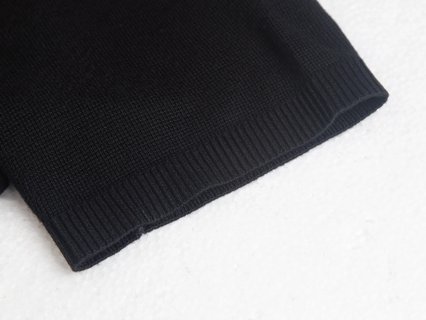 Logo-Embroidered Wool-Blend Knit T-Shirt D13515833 — view 8