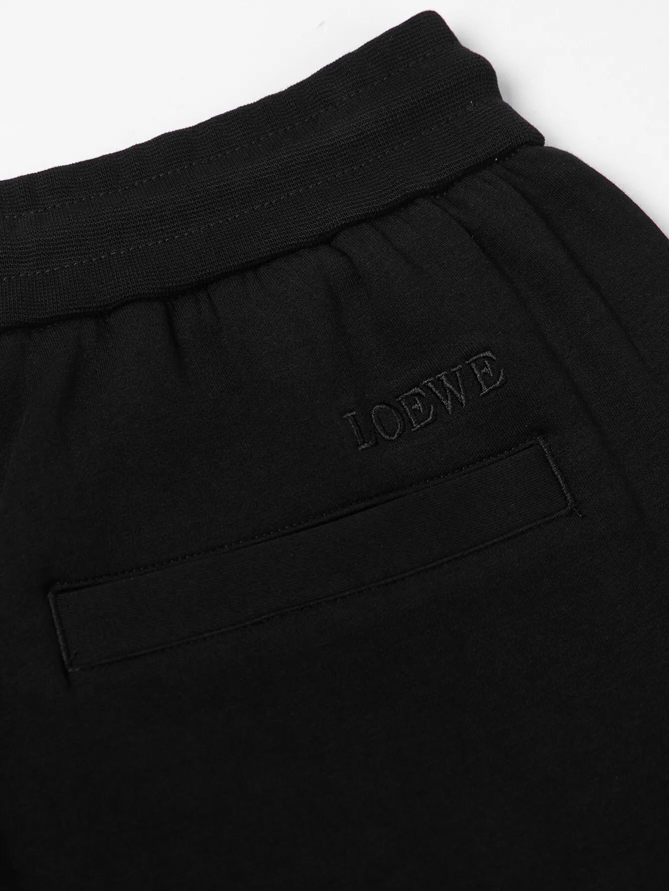 Anagram Embroidered Cotton-Jersey Shorts D13516104 — view 6