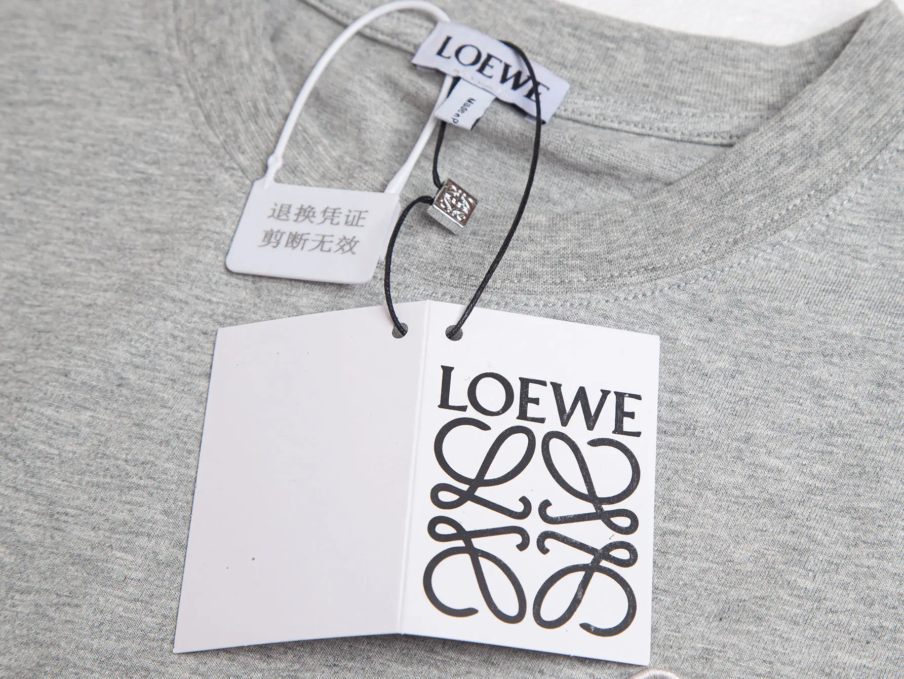 Anagram Embroidered Mercerized Cotton T-Shirt D14015261 — view 4