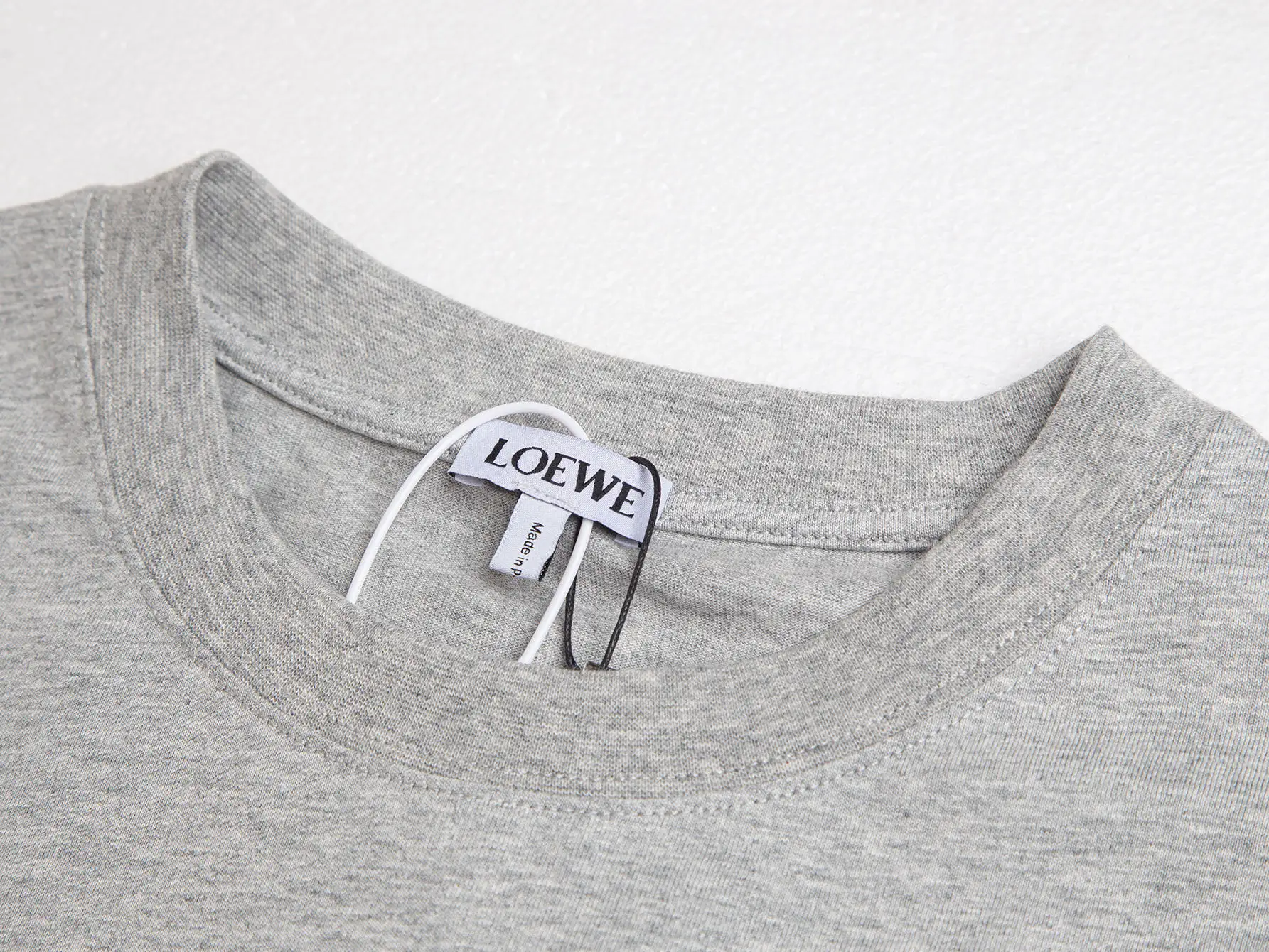 Anagram Embroidered Mercerized Cotton T-Shirt D14015261 — view 6