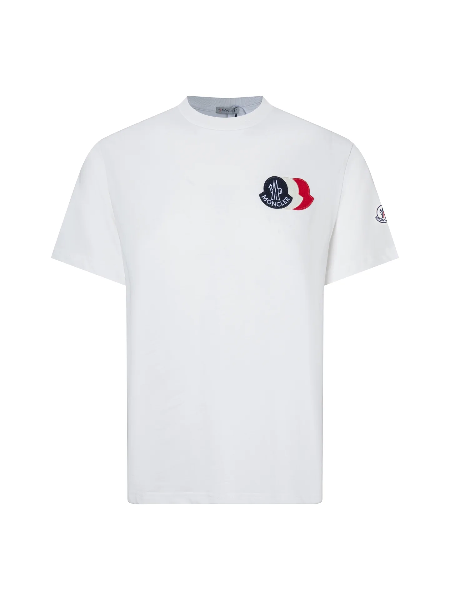 Double Logo Appliqué Cotton T-Shirt D14015255