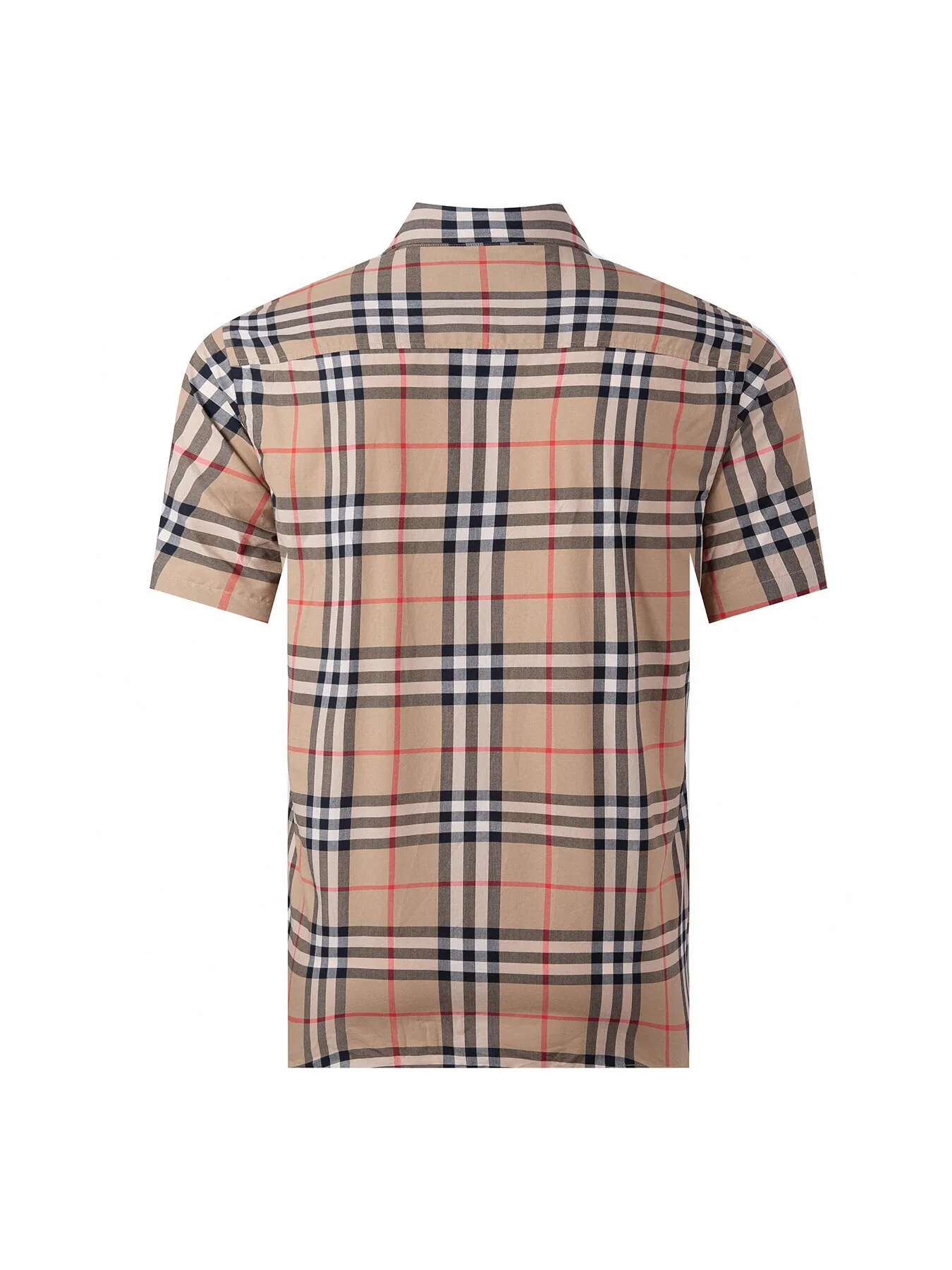 Check Poplin Short-Sleeve Shirt D14015959 — view 3