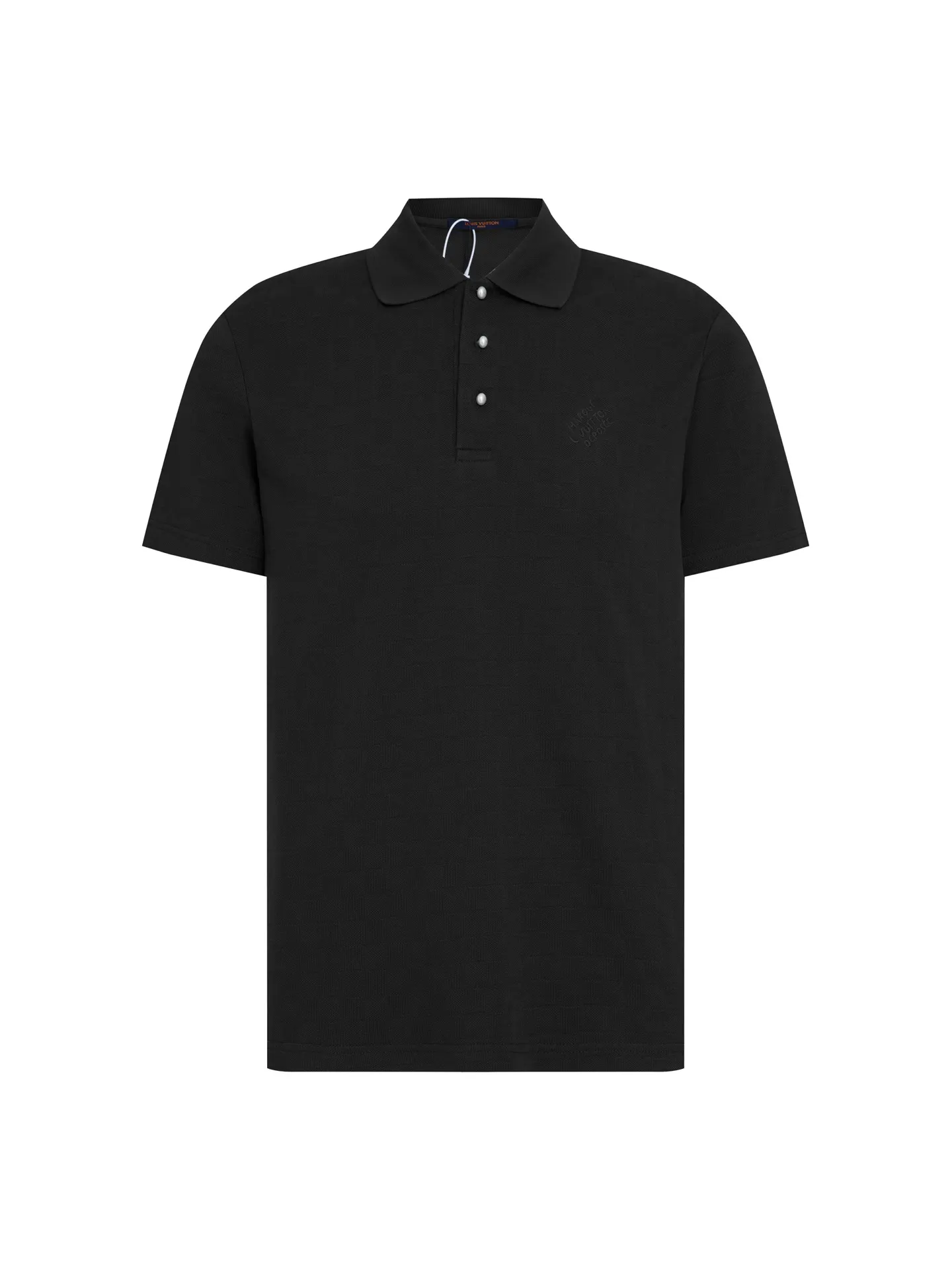 Damier Embroidered Cotton Polo Shirt D14015931