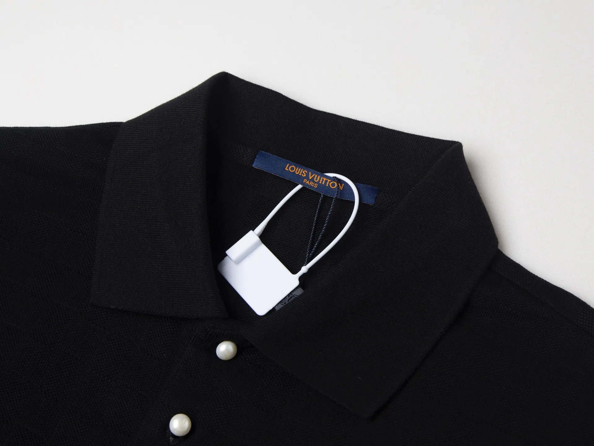 Damier Embroidered Cotton Polo Shirt D14015931 — view 3