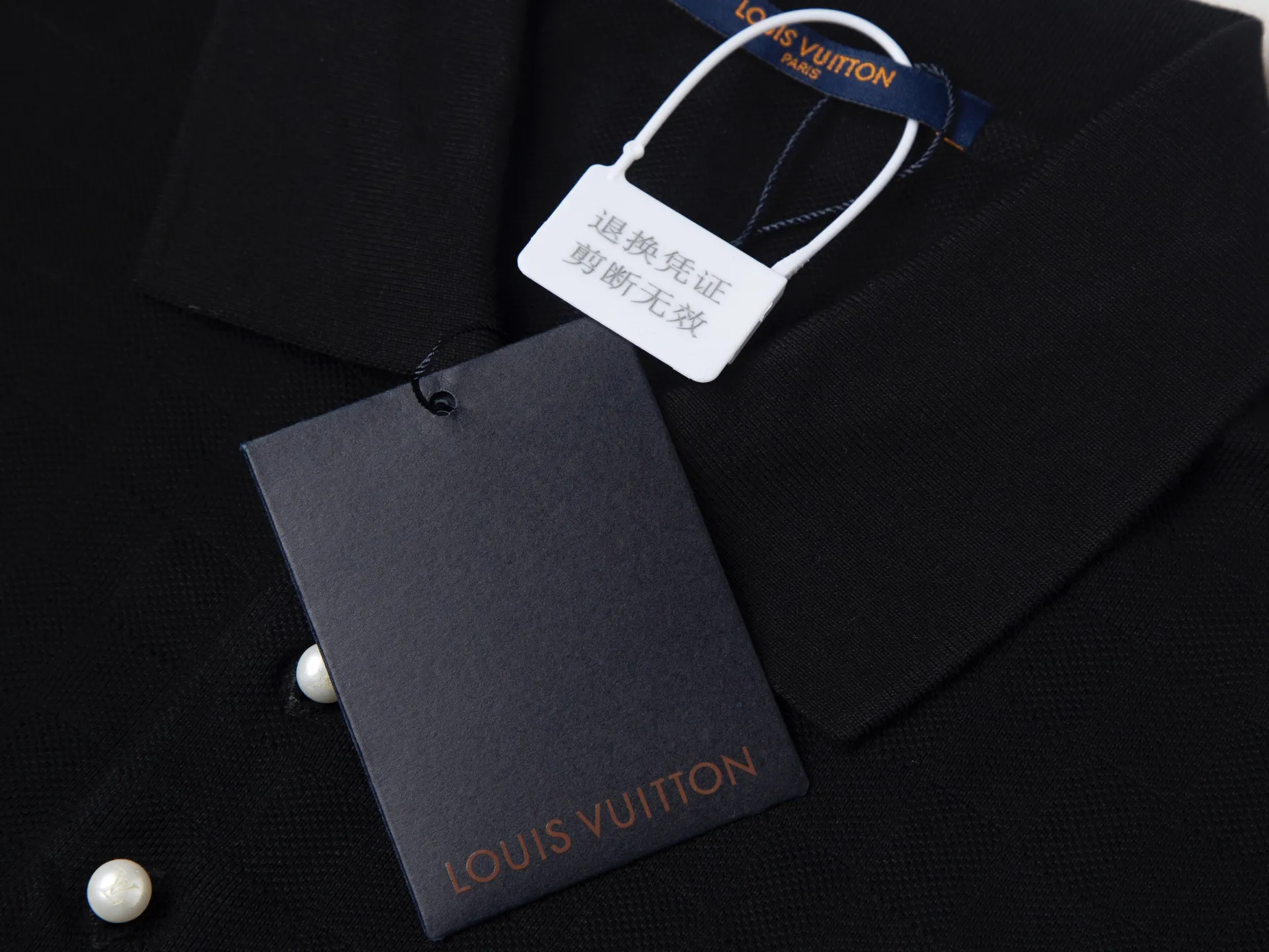 Damier Embroidered Cotton Polo Shirt D14015931 — view 4