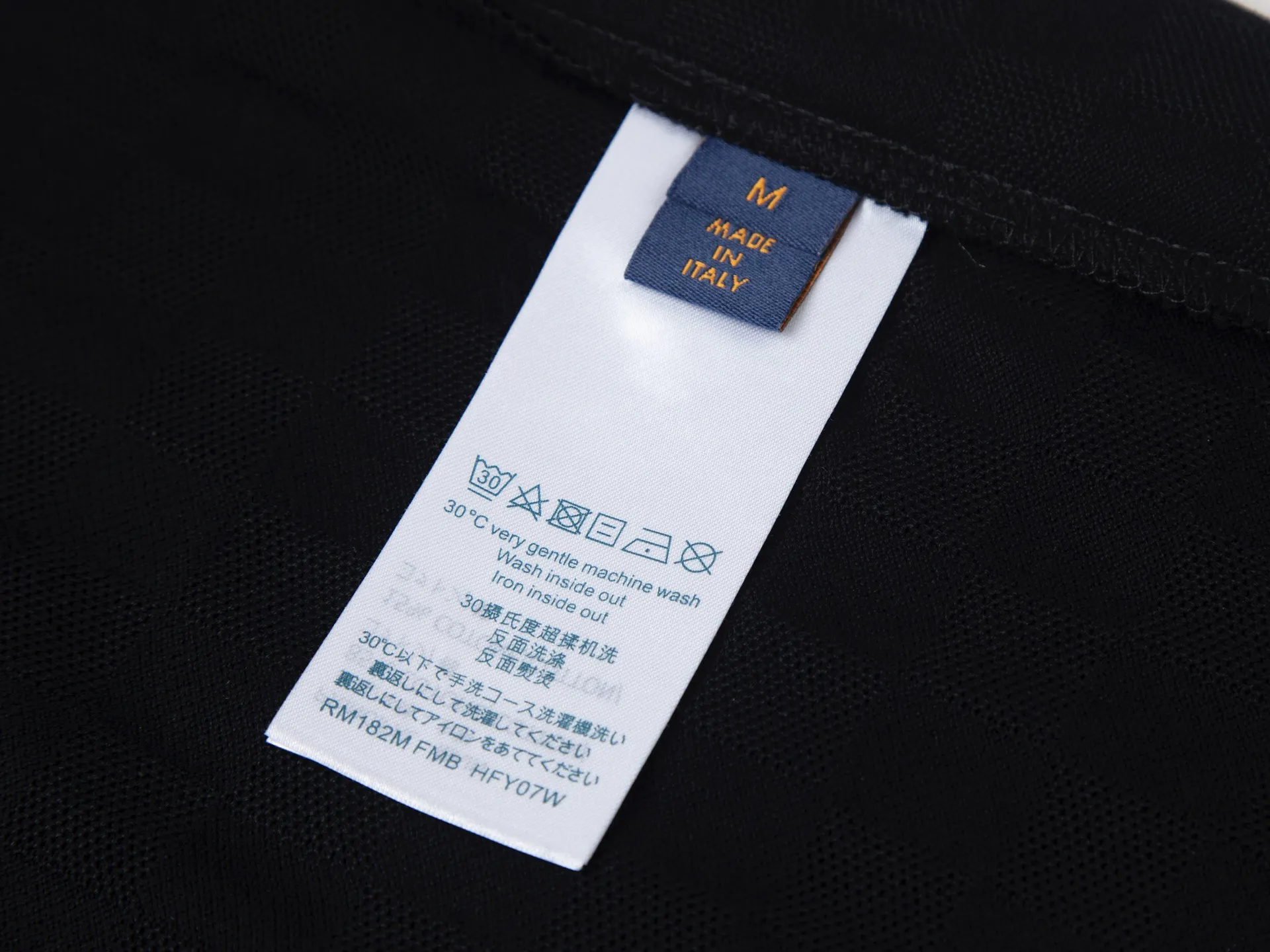 Damier Embroidered Cotton Polo Shirt D14015931 — view 6