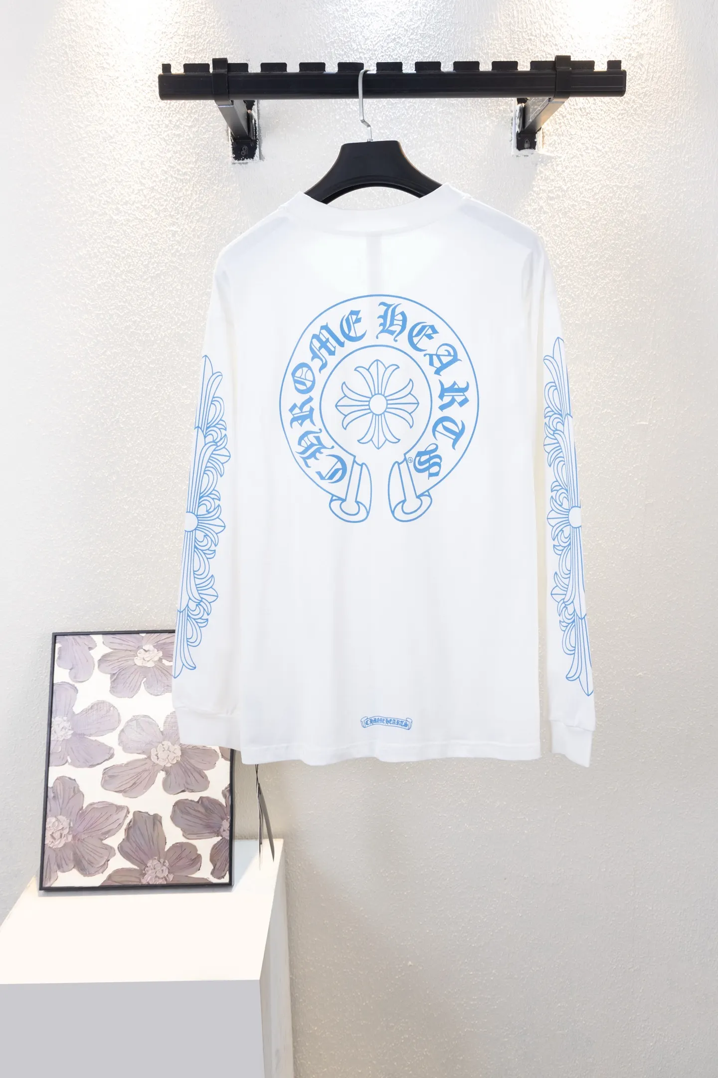 Logo-Print Cotton-Jersey Long-Sleeve T-Shirt D14512259 — view 2