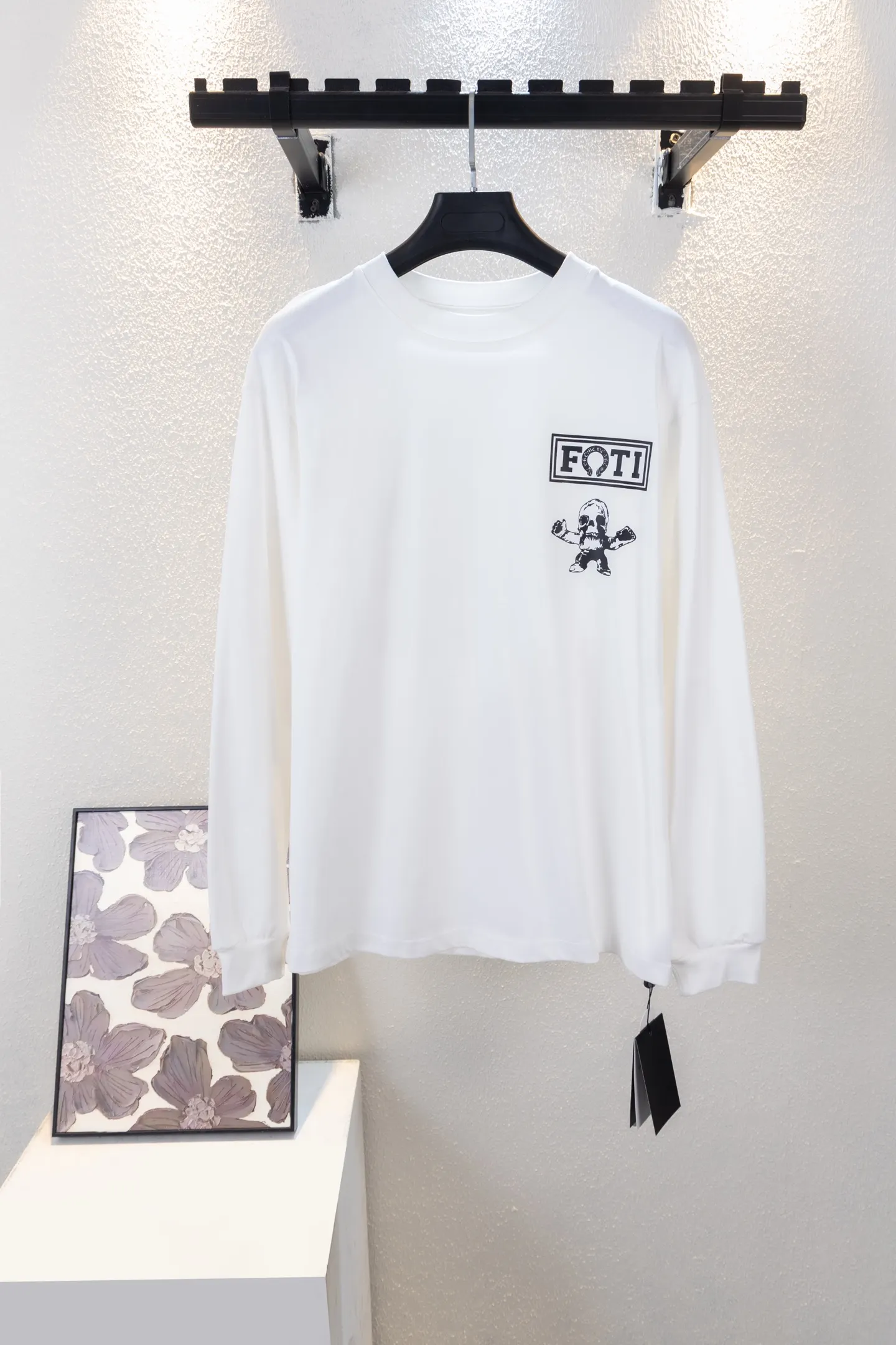 Foti Skull Print Long-Sleeve T-Shirt D14512252
