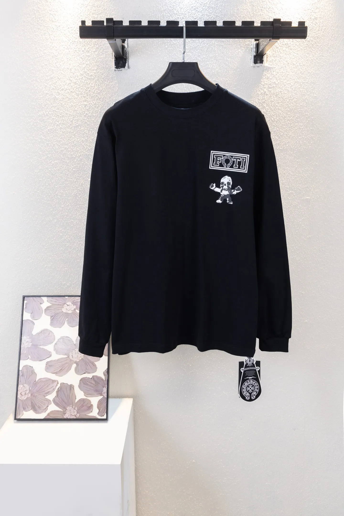 Foti Skull Print Long-Sleeve T-Shirt D14512251