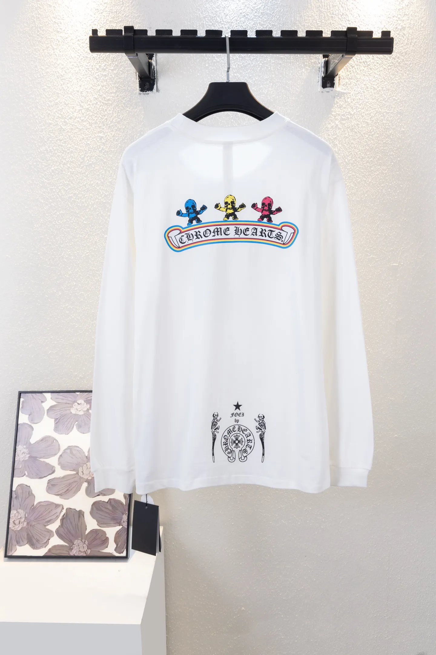 Skull Graphic Print Long-Sleeve T-Shirt D14512248 — view 2