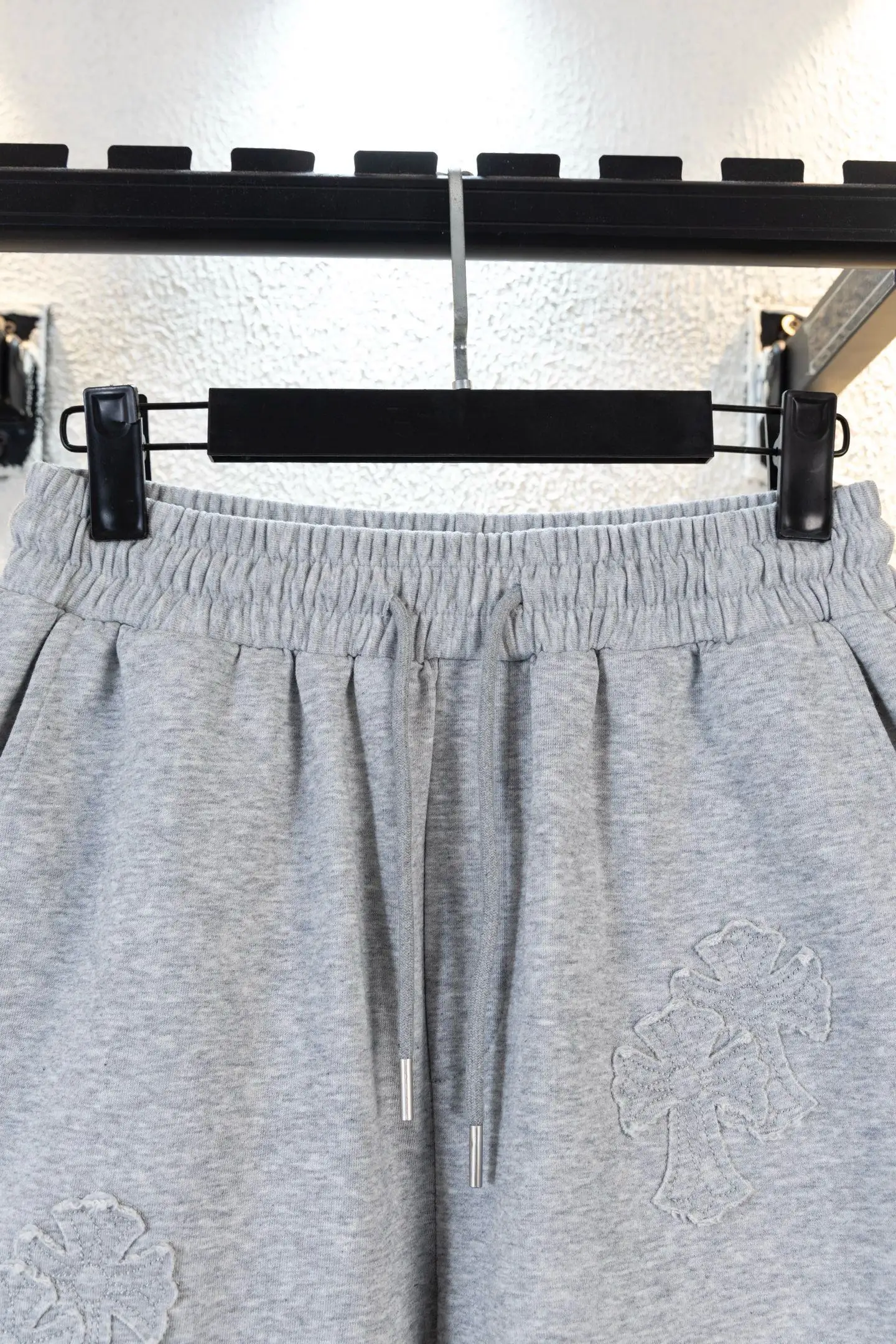Embroidered Patchwork Cotton Jersey Shorts D14511125 — view 3