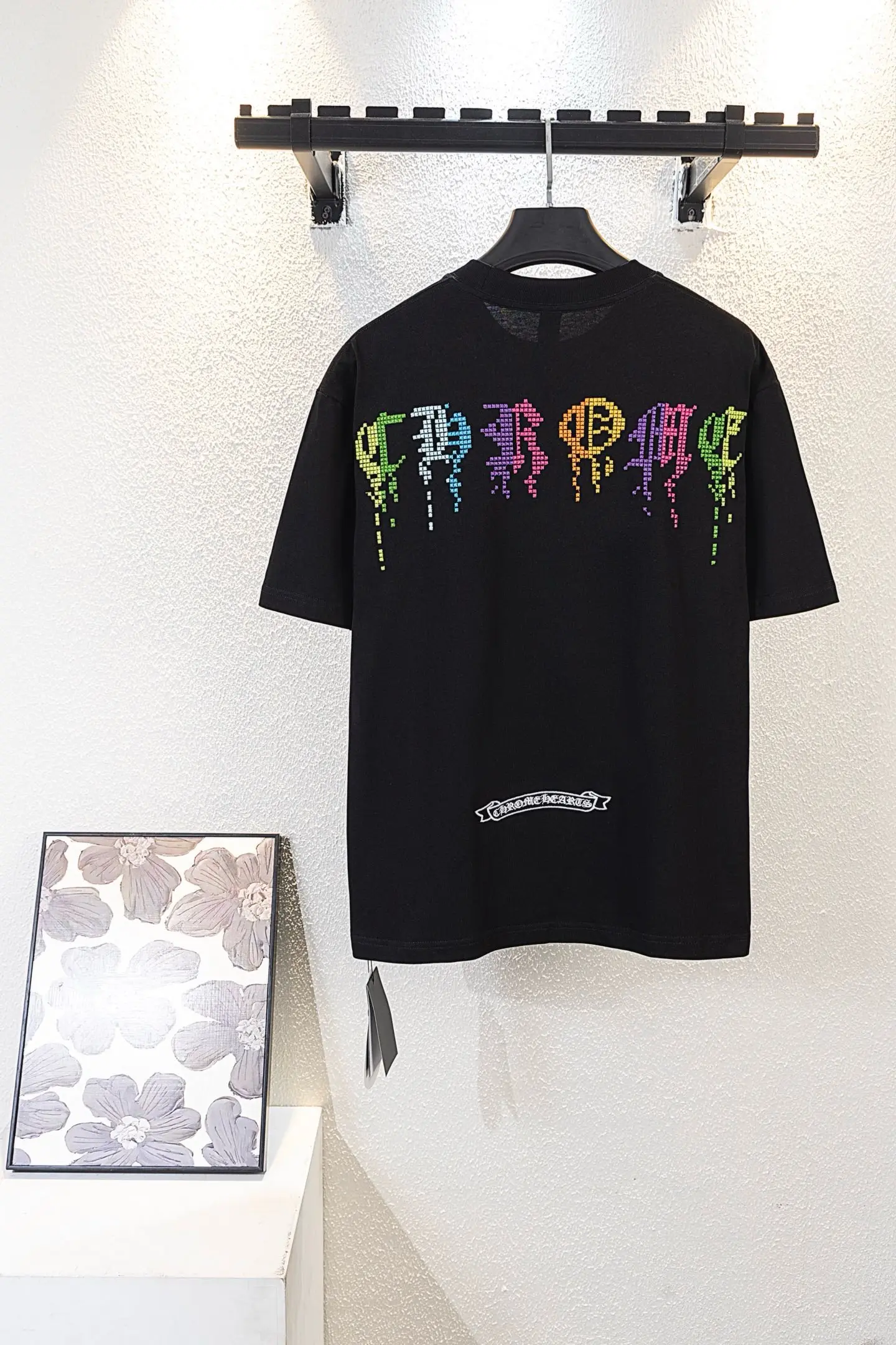 Mosaic Logo Embroidered Cotton T-Shirt D14511146 — view 2