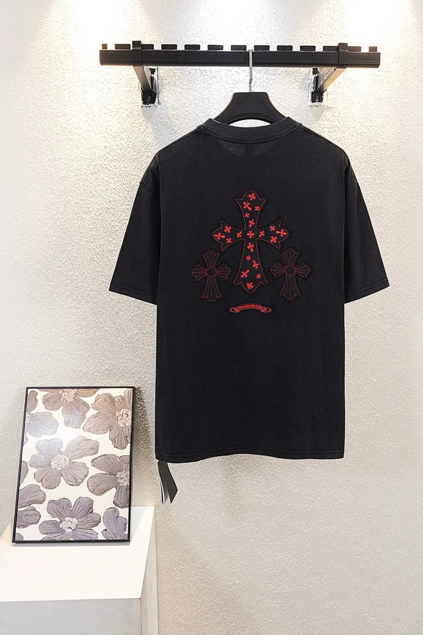 Embroidered Washed Cotton T-Shirt D14511129 — view 2
