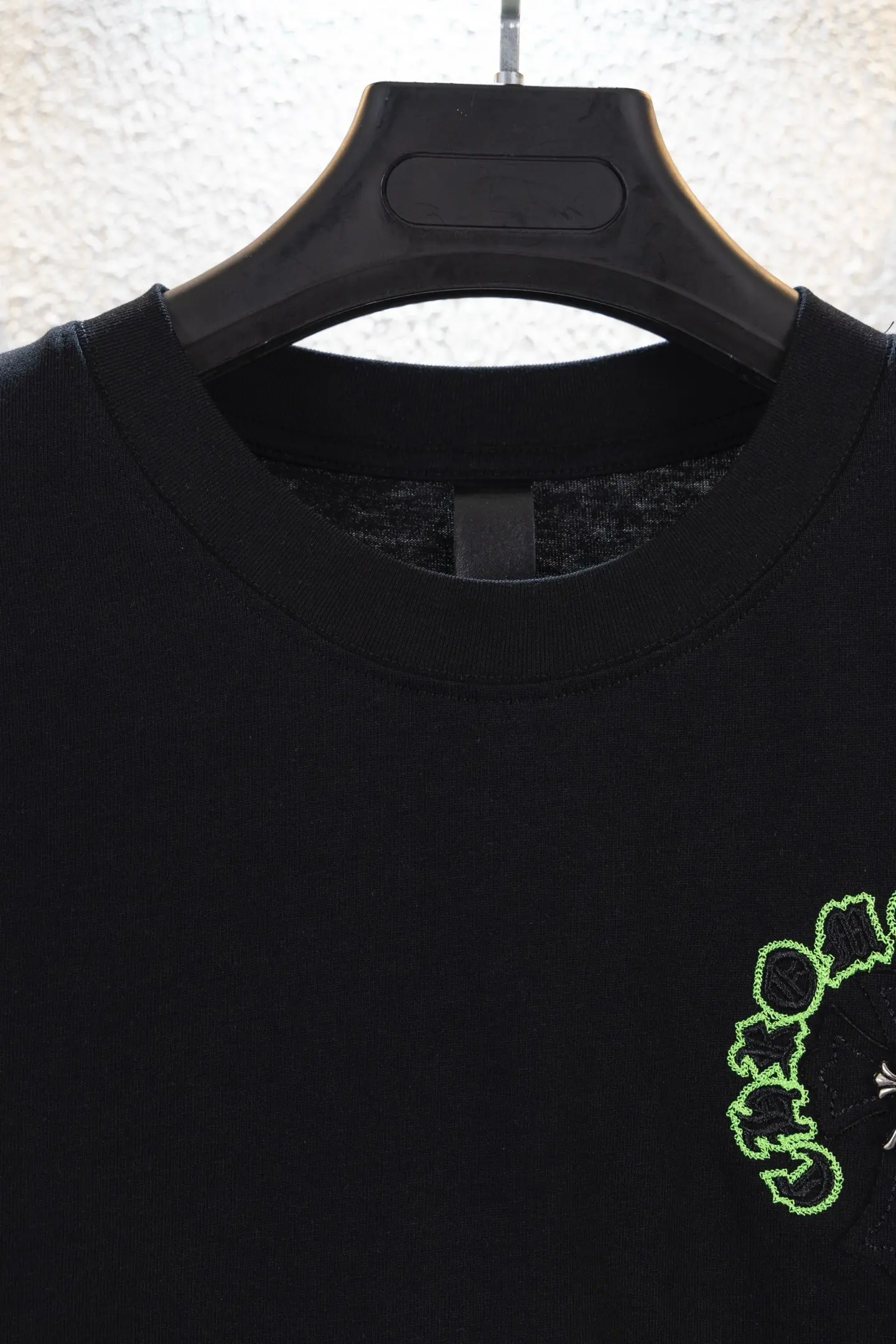 Embroidered Horseshoe Cross Oversized T-Shirt D14511138 — view 3