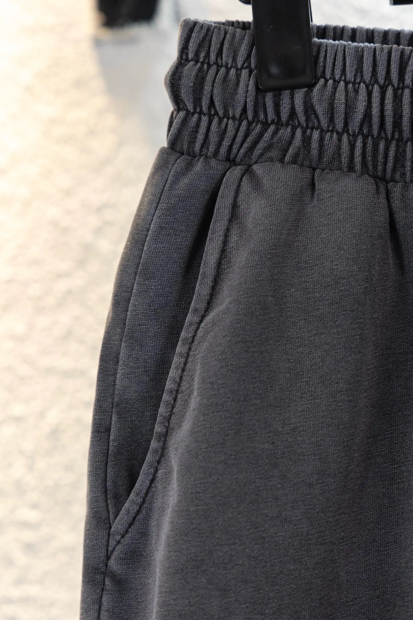Embroidered Washed Cotton Jersey Shorts D14511126 — view 6