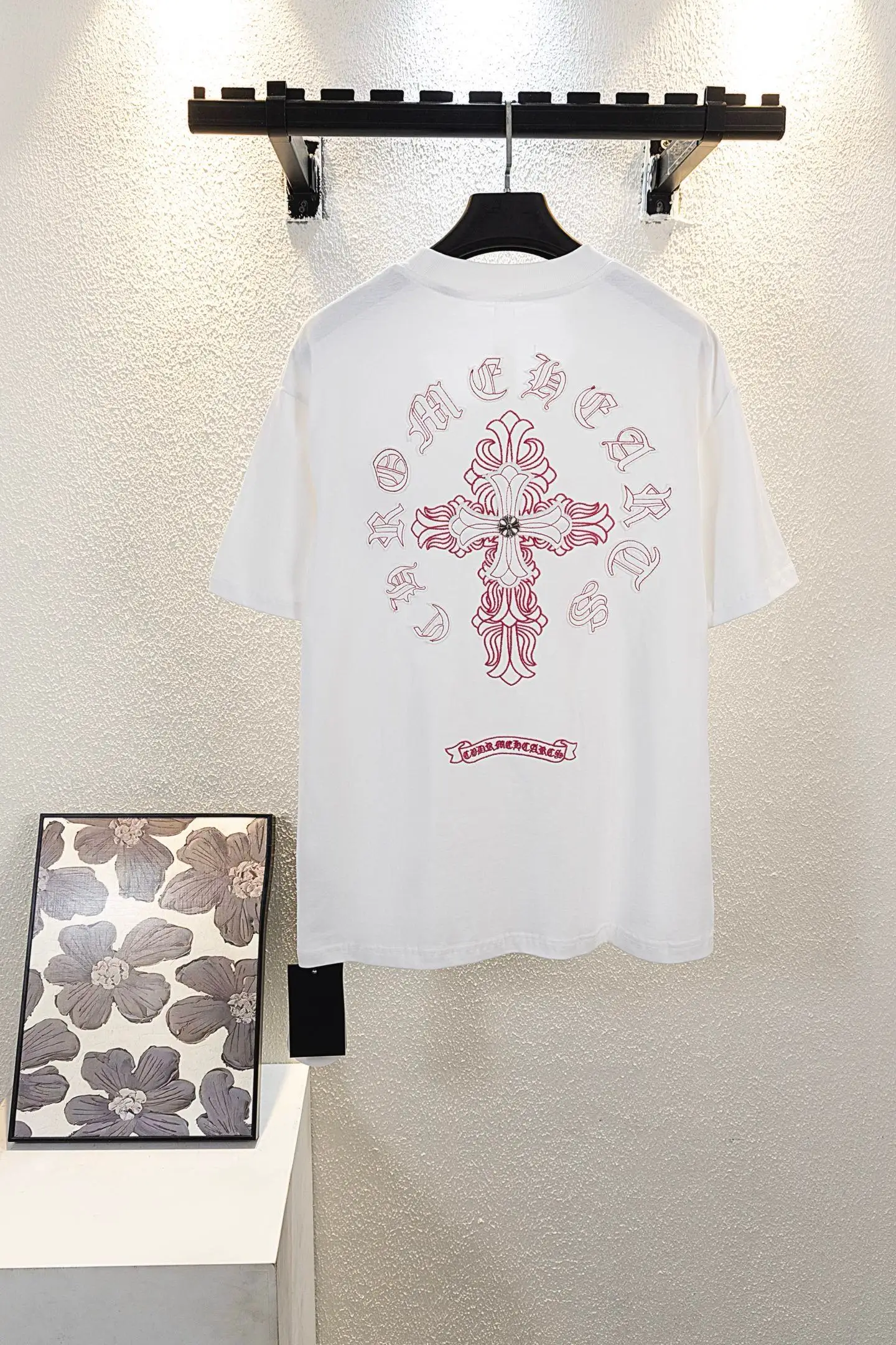 Cross Patch Embroidered Cotton T-Shirt D14511130 — view 2
