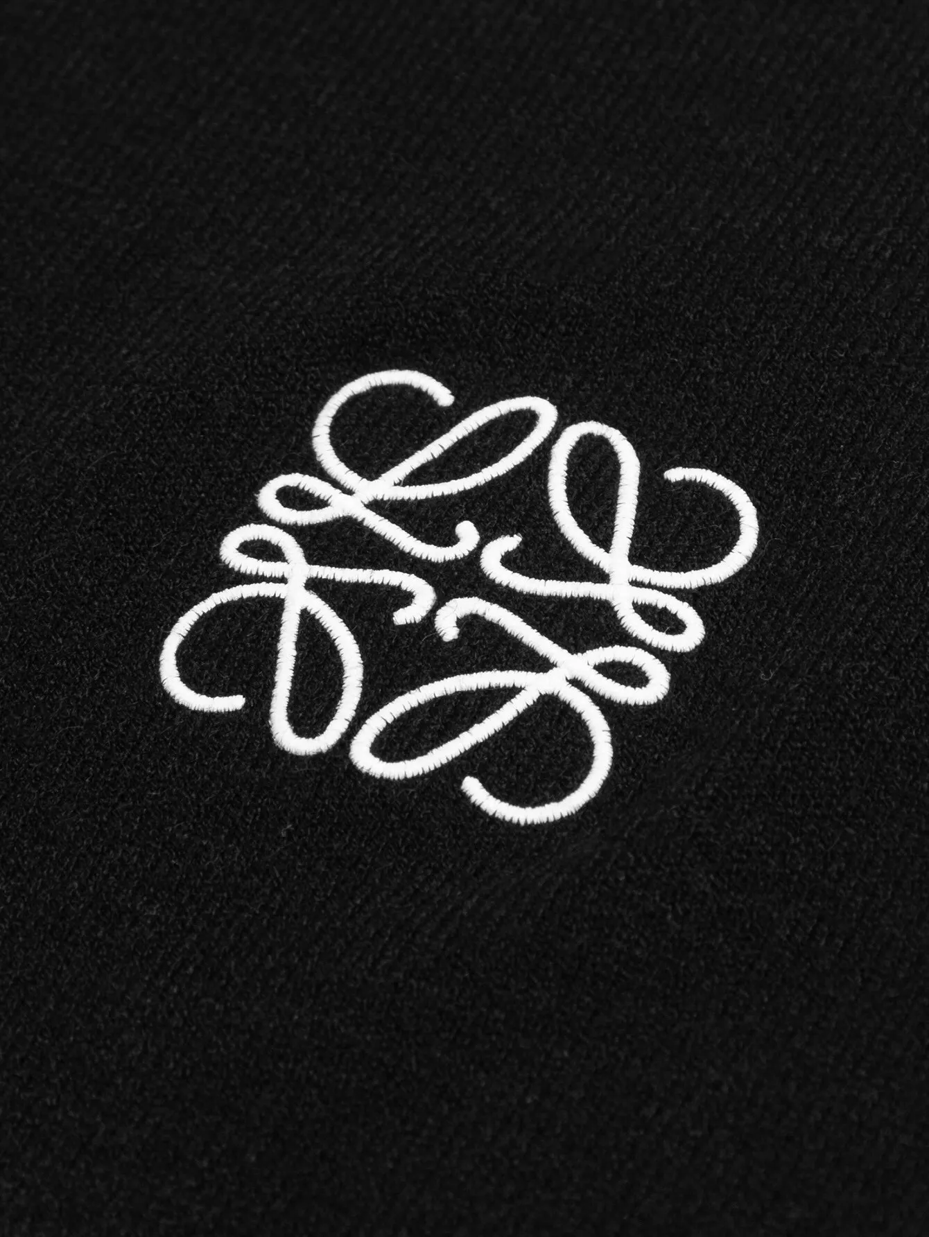 Anagram Embroidered Cashmere Sweater D14516070 — view 3