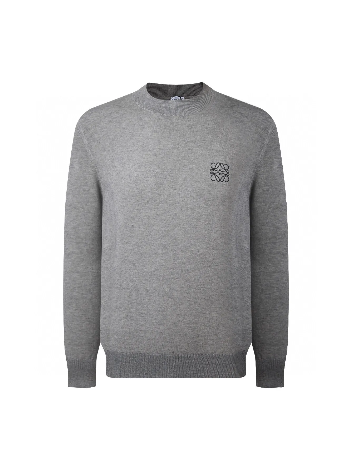 Anagram Embroidered Cashmere Crew-Neck Sweater D14516069