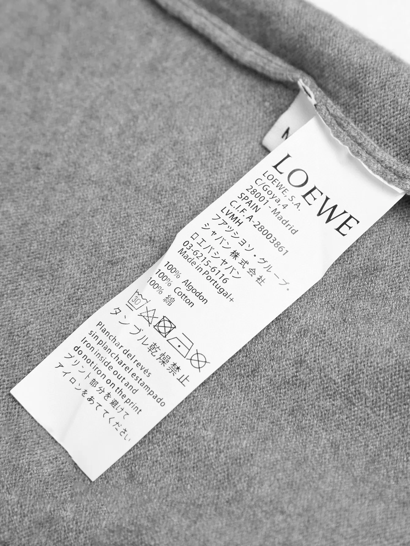 Anagram Embroidered Cashmere Crew-Neck Sweater D14516069 — view 6
