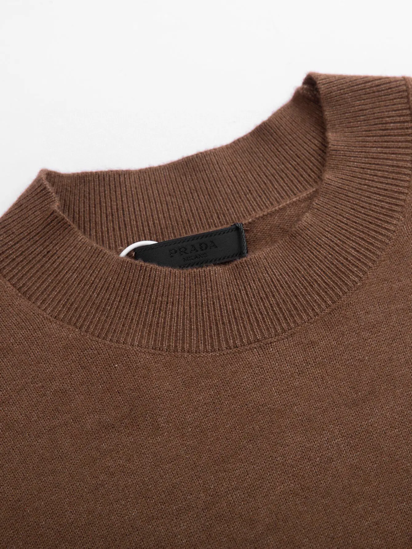 Logo-Embroidered Cashmere Crew-Neck Sweater D14516068 — view 4