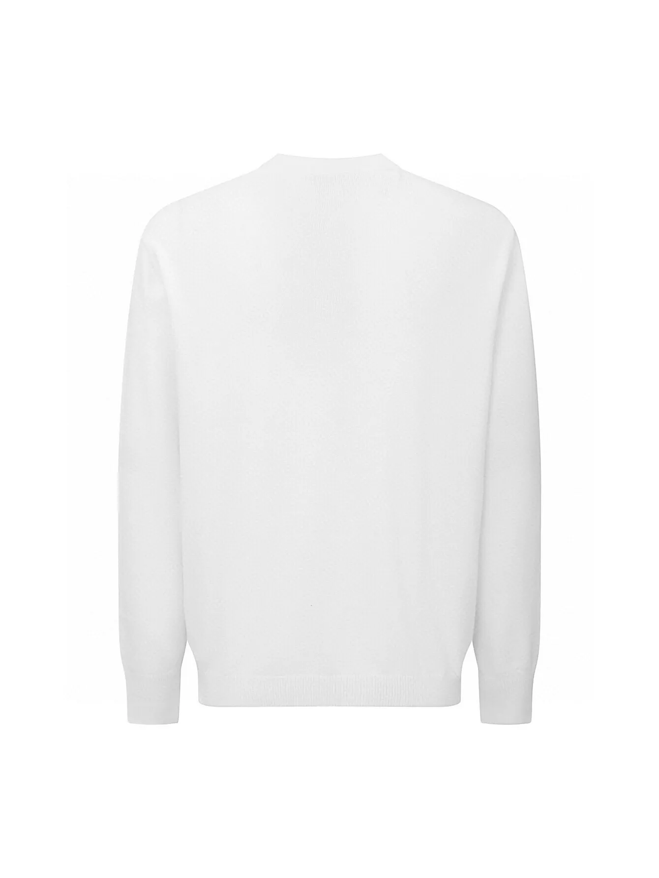 Logo-Embroidered Cashmere Crew-Neck Sweater D14516066 — view 2