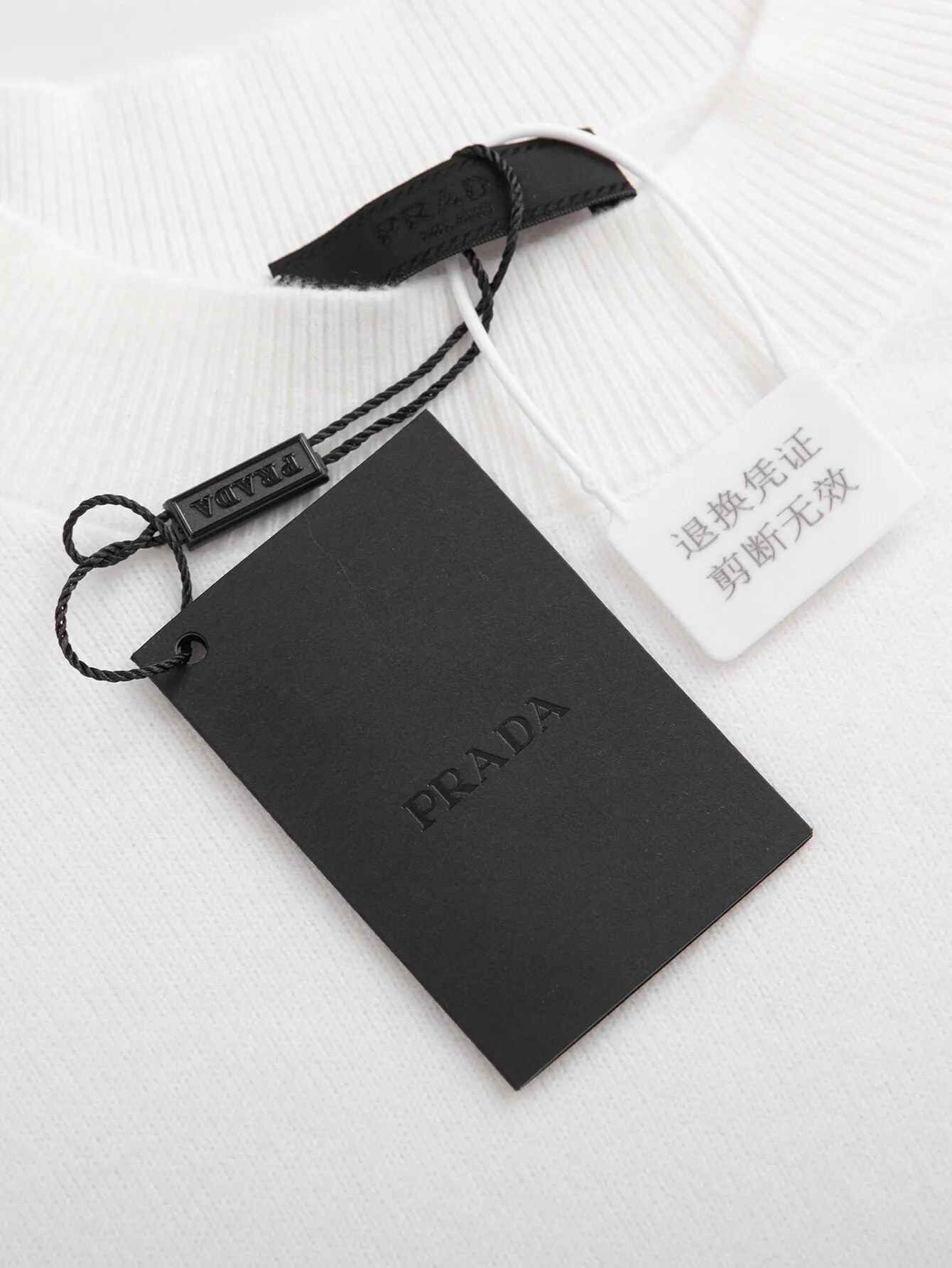 Logo-Embroidered Cashmere Crew-Neck Sweater D14516066 — view 4