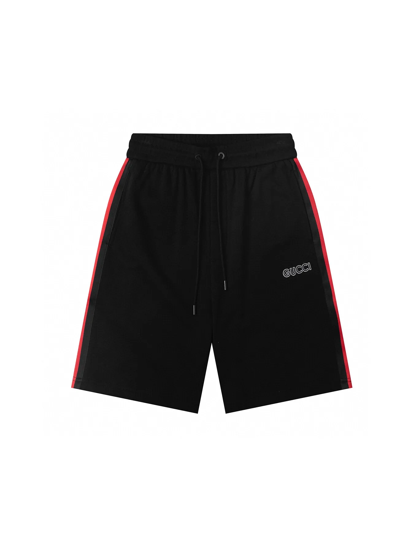 Web Stripe Logo-Embroidered Cotton Shorts D14516117