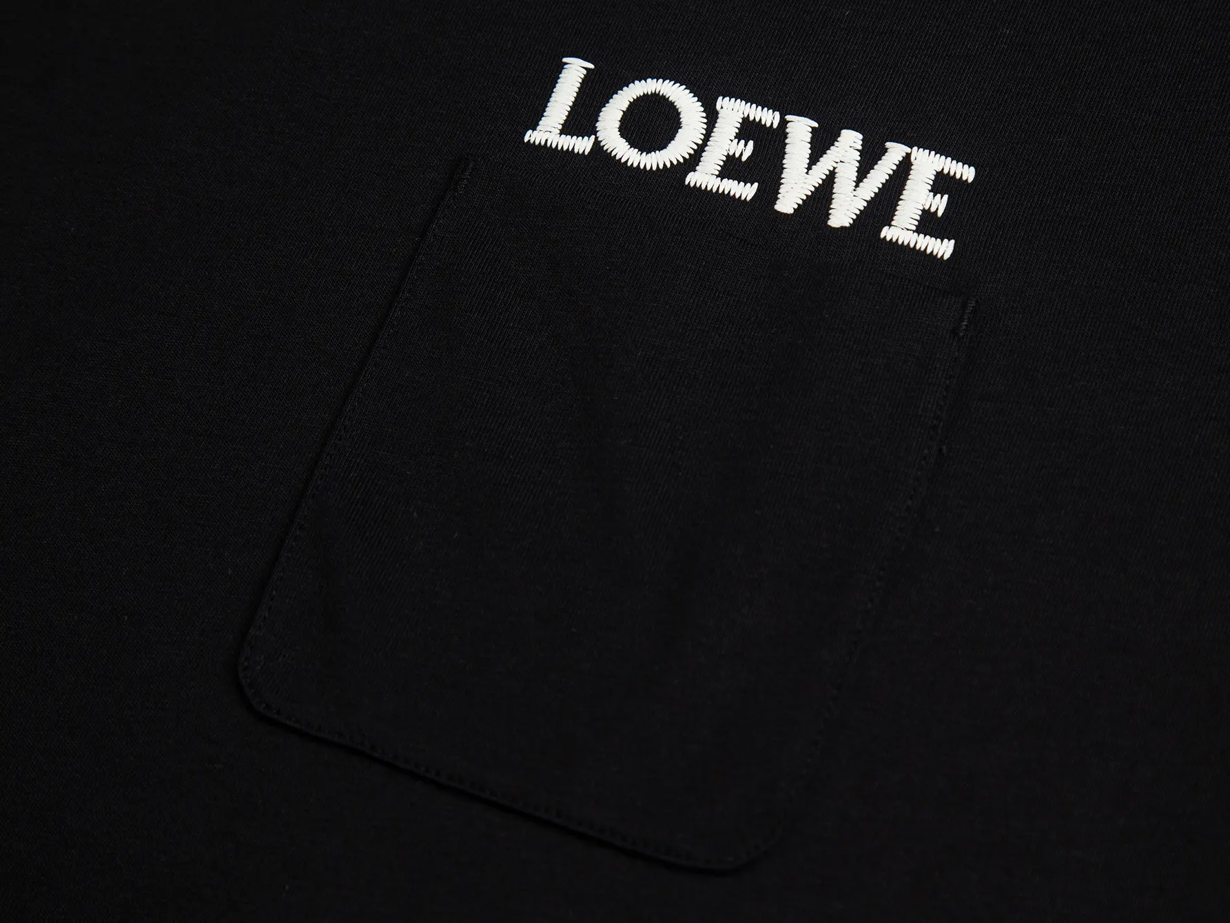 Logo Embroidery Mercerized Cotton Pocket T-Shirt D14515250 — view 3
