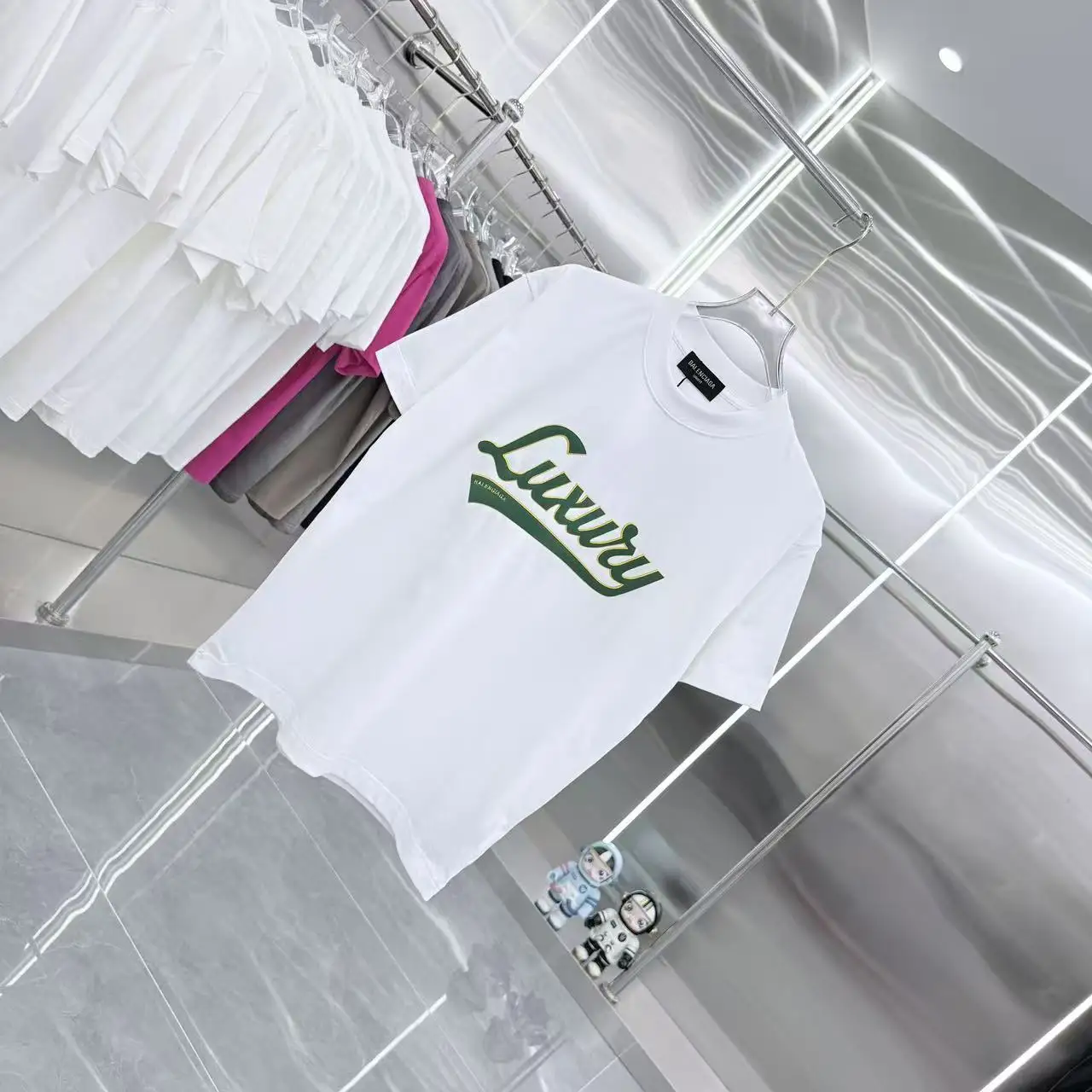 Logo Print Oversized Cotton T-Shirt D14513939 — view 2