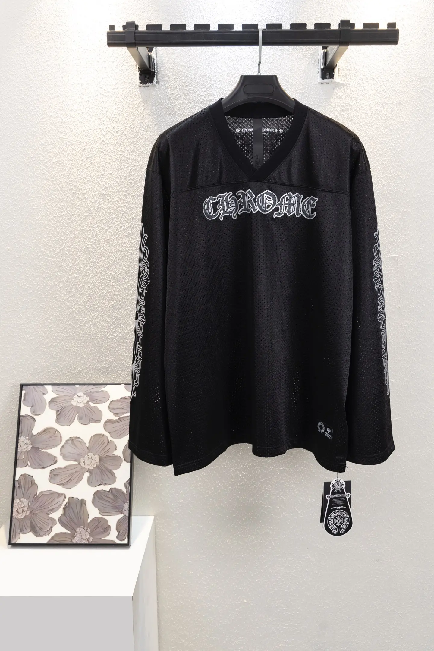 Logo-Print Mesh Hockey Jersey D14512241