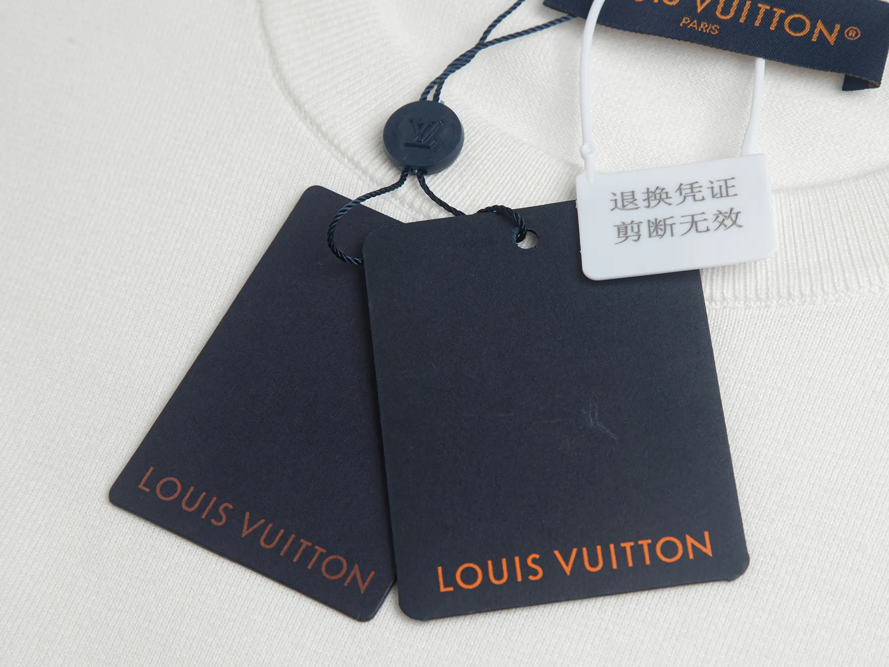 Logo-Embroidered Wool-Blend Knit T-Shirt D14515786 — view 7