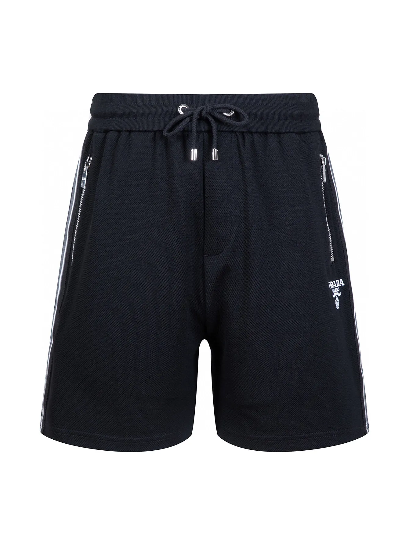 Logo-Embroidered Textured Jersey Shorts D14516116