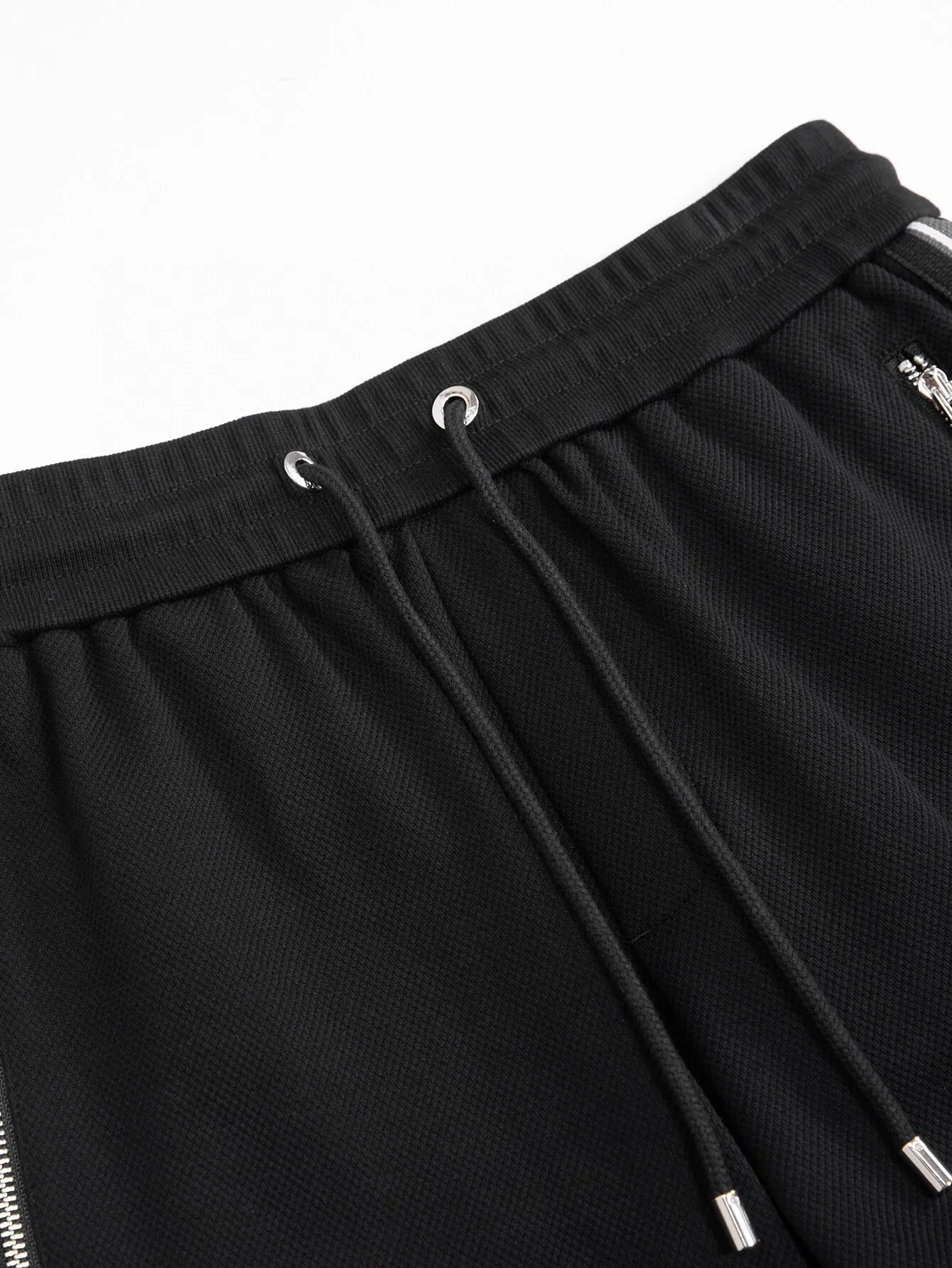 Logo-Embroidered Textured Jersey Shorts D14516116 — view 4