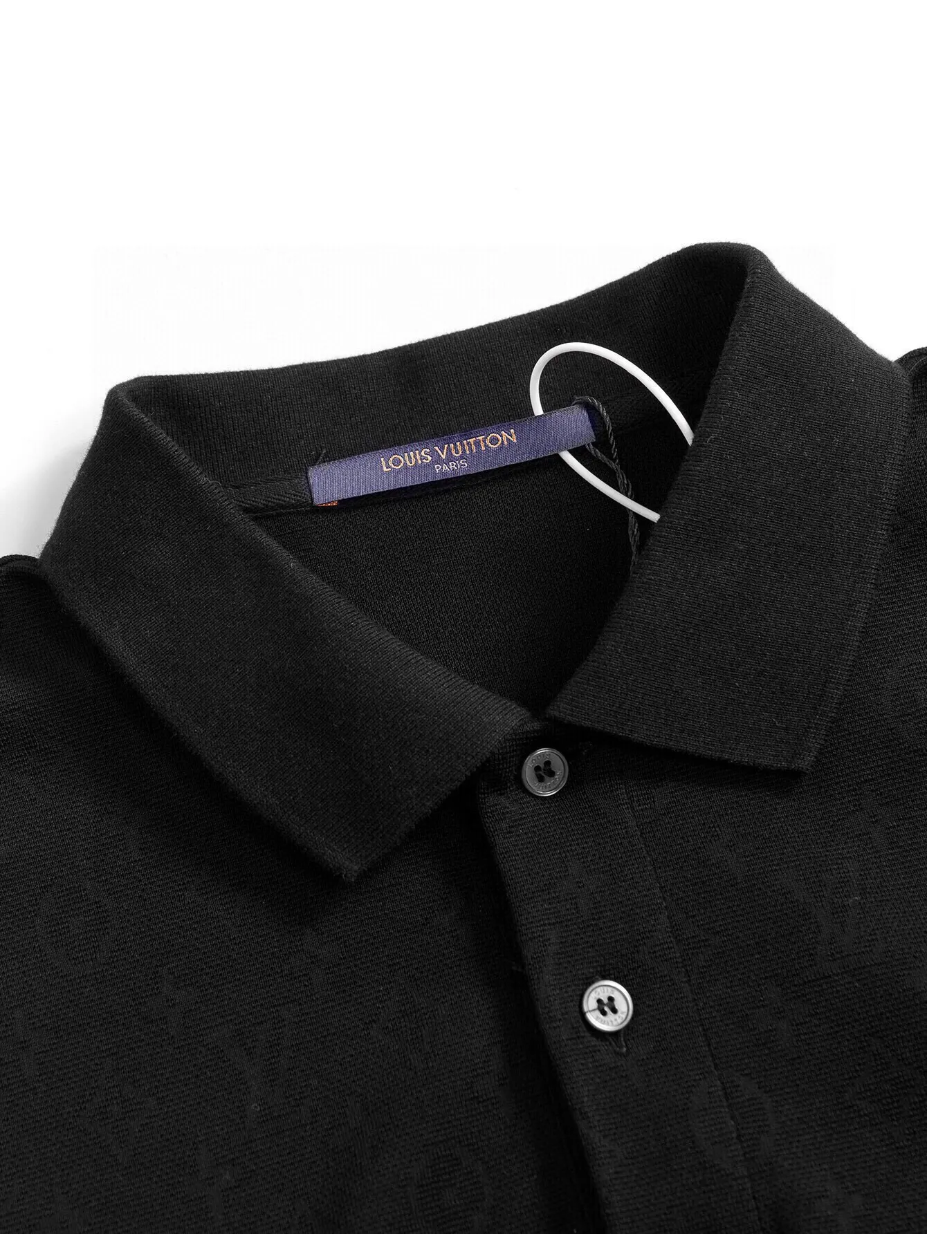 Monogram Jacquard Cotton-Blend Polo Shirt D14515820 — view 3