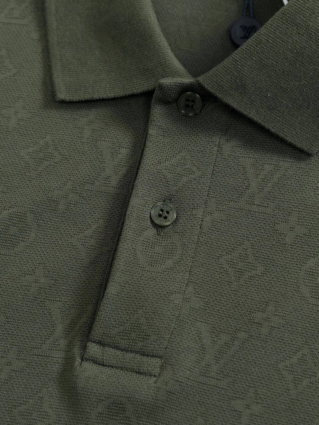 Monogram Jacquard Cotton-Blend Polo Shirt D14515819 — view 4