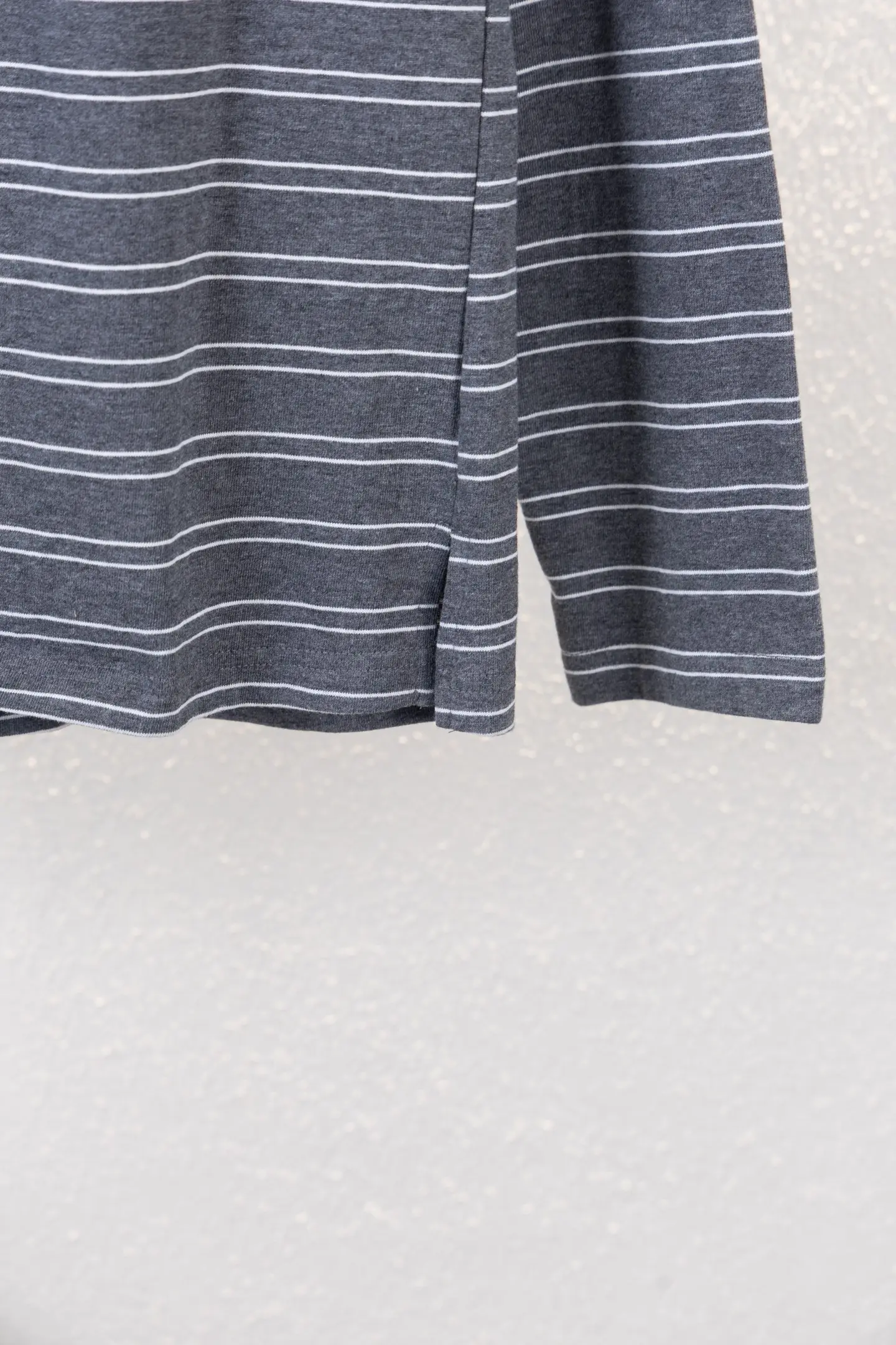 Striped Cotton Long-Sleeved Polo Shirt D14812255 — view 8